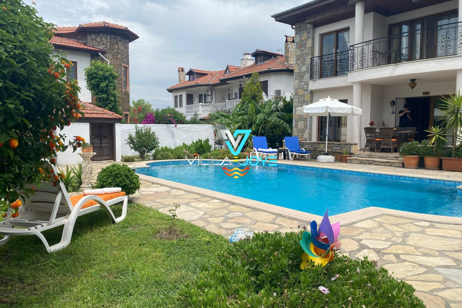 Muğla, Dalyan'da 4 Odalı, 3 Banyolu, 9 Kişiye Kadar Konaklamalı Kiralık Villa - No: 80