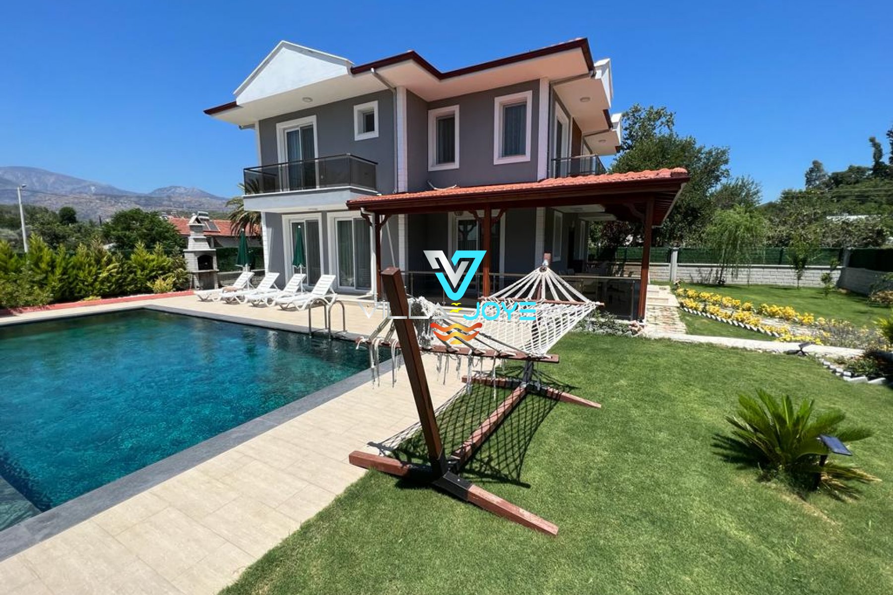 Muğla, Köyceğiz'de, 4 Odalı, 3 Banyolu, 8 Kişiye Kadar Konaklamalı Kiralık Villa - No: 85