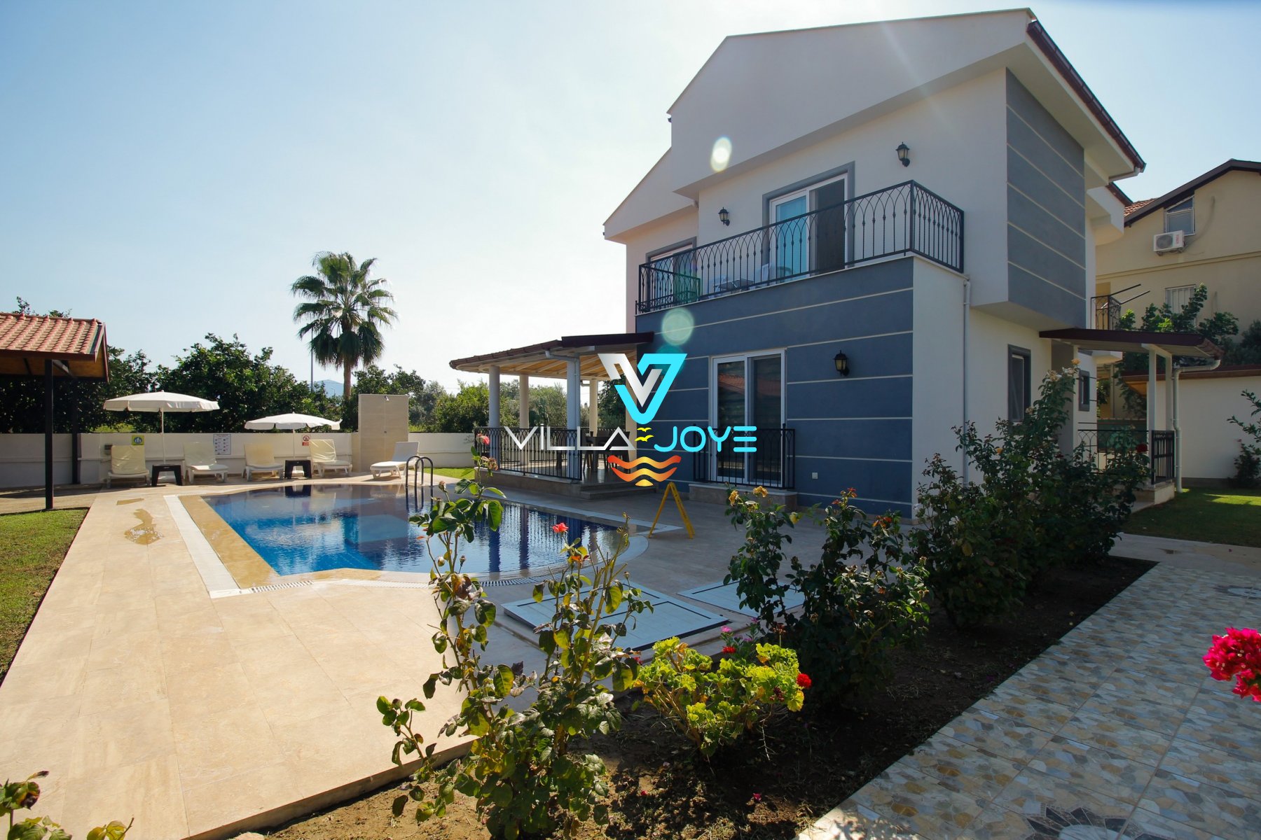 Muğla, Dalyan'da, 4 Odalı, 3 Banyolu, 8 Kişiye Kadar Konaklamalı Kiralık Villa - No: 90
