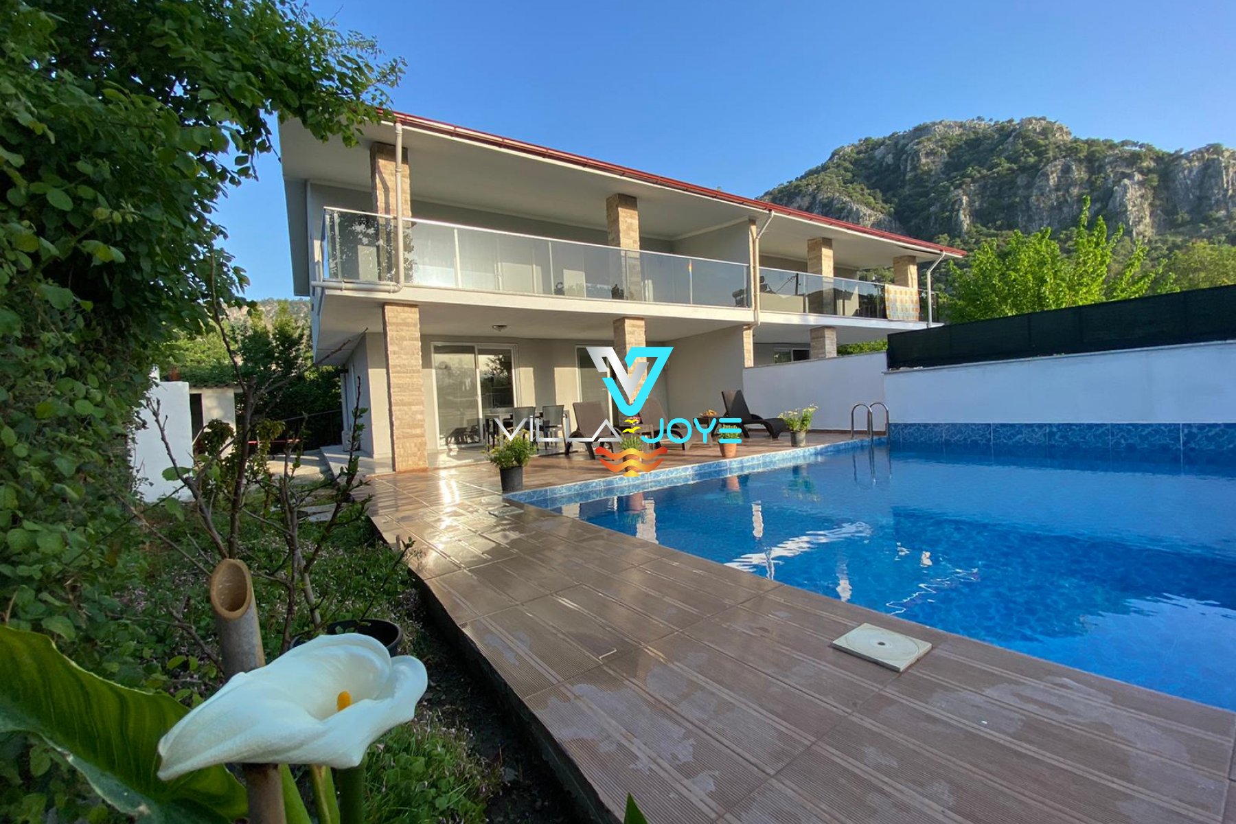 Muğla, Dalyan'da, 2 Odalı, 2 Banyolu, 4 Kişiye Kadar Konaklamalı Kiralık Villa - No: 95