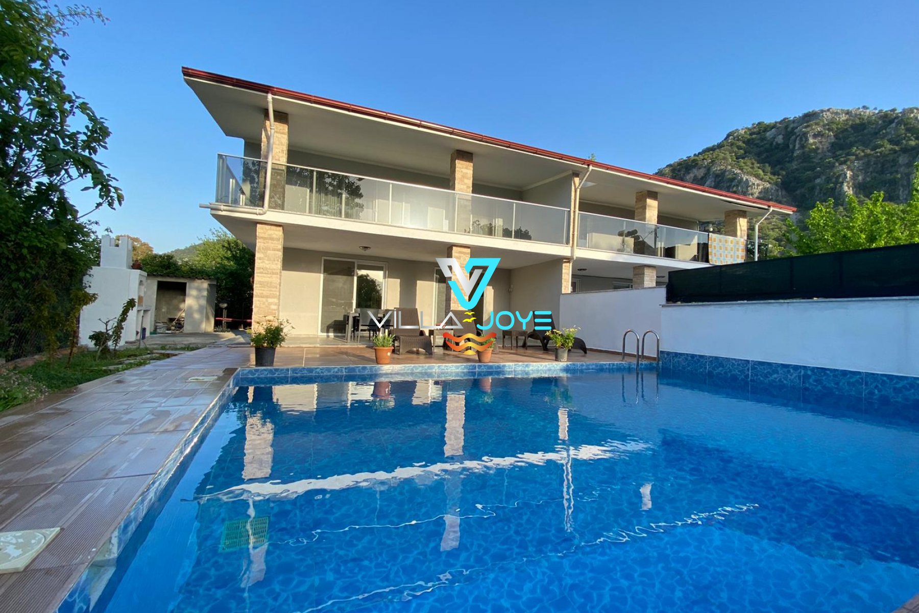 Muğla, Dalyan'da, 2 Odalı, 2 Banyolu, 4 Kişiye Kadar Konaklamalı Kiralık Villa - No: 95