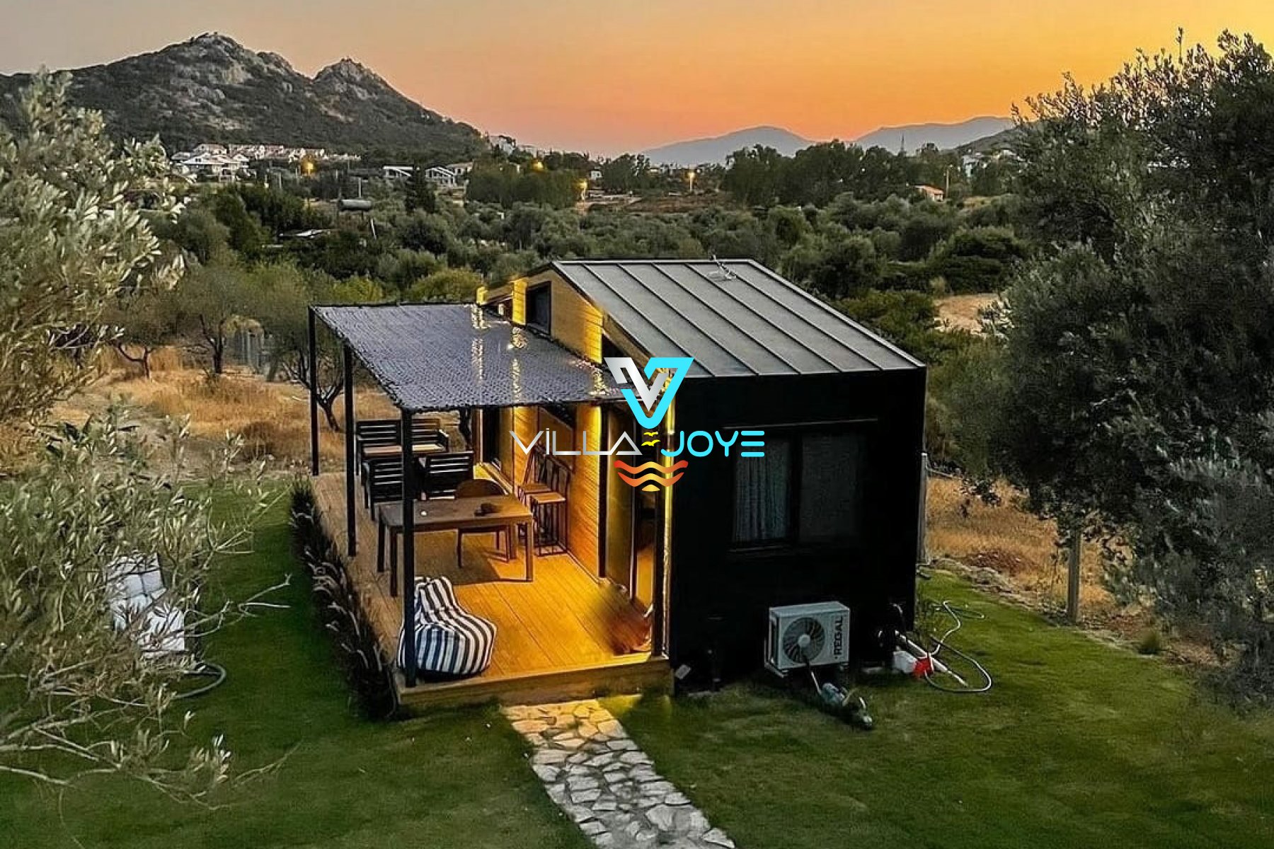 Muğla, Datça'da, 1 Odalı, 1 Banyolu, 2 Kişiye Kadar Konaklamalı Kiralık Tiny House - No: 96-1