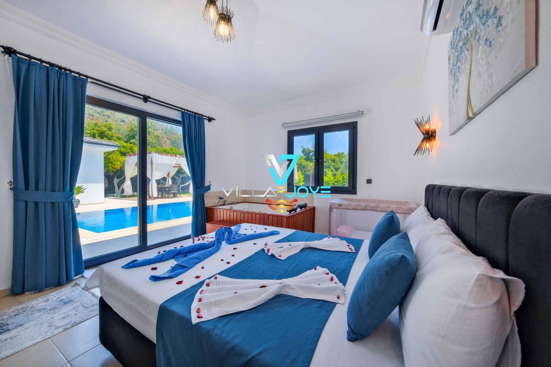 Muğla, Fethiye'de, 2 Odalı, 2 Banyolu 4 Kişiye Kadar Konaklamalı Kiralık Tatil Evi - No: 99 Muğla, Fethiye'de, 2 Odalı, 2 Banyolu 4 Kişiye Kadar Konaklamalı Kiralık Tatil Evi - No: 99