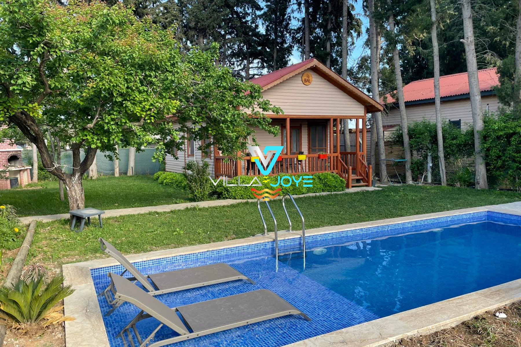 Muğla, Datça'da 2 Odalı, 1 Banyolu, 4 Kişiye Kadar Konaklamalı, Kiralık Villa - No: 105-1