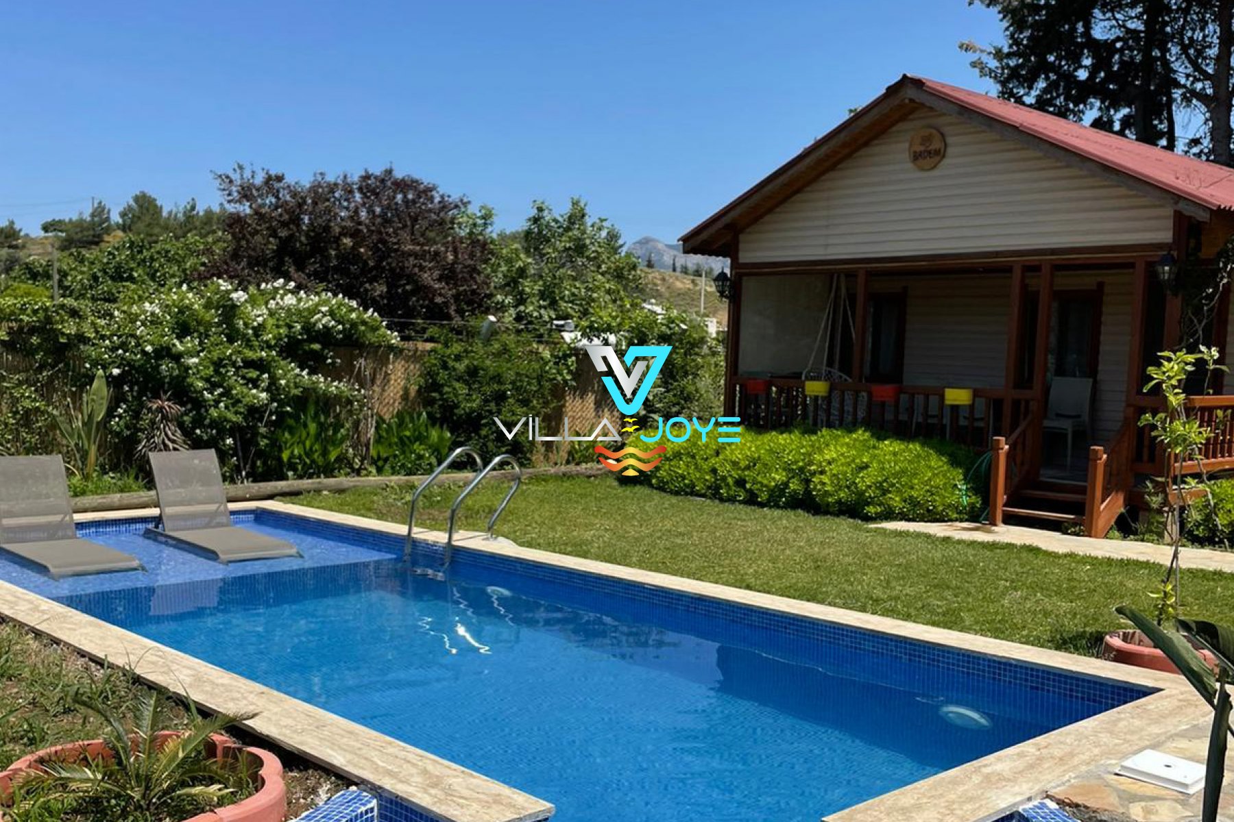 Muğla, Datça'da 2 Odalı, 1 Banyolu, 4 Kişiye Kadar Konaklamalı, Kiralık Villa - No: 105-2