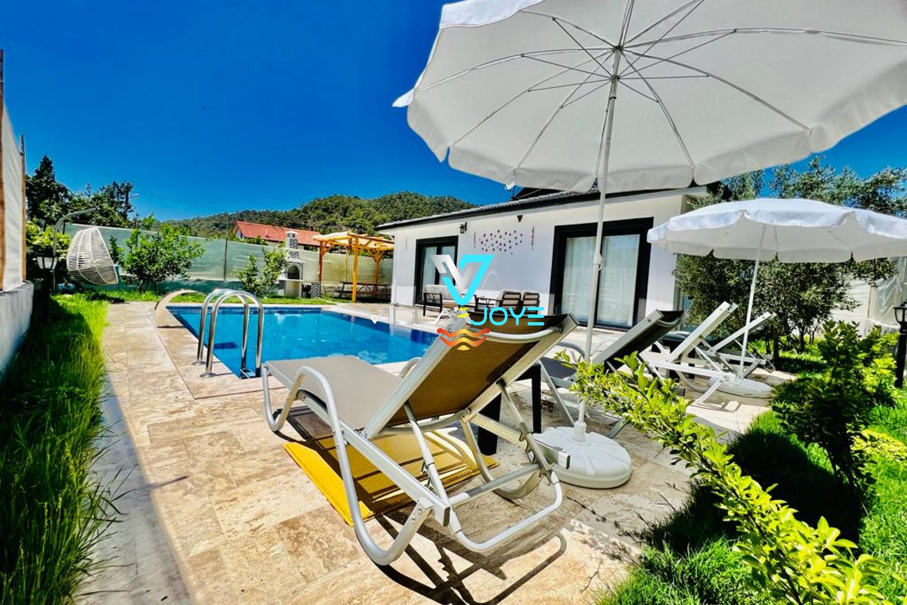 Muğla, Fethiye'de 3 Odalı, 2 Banyolu, 6 Kişiye Kadar Konaklamalı, Kiralık Villa - No: 107