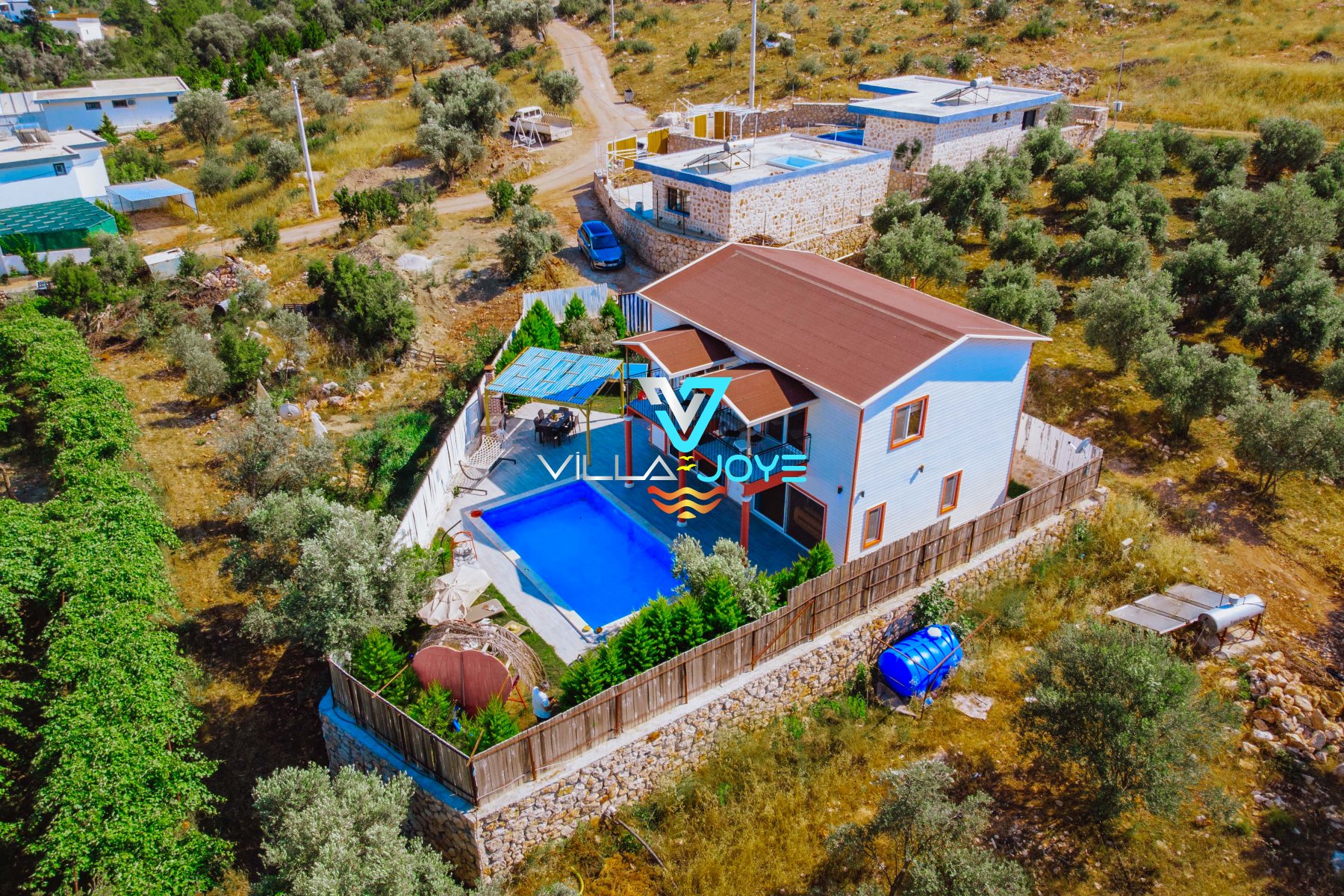 Antalya, Kalkan'da 2 Odalı, 2 Banyolu, 4 Kişiye Kadar Konaklamalı, Kiralık Villa - No: 119