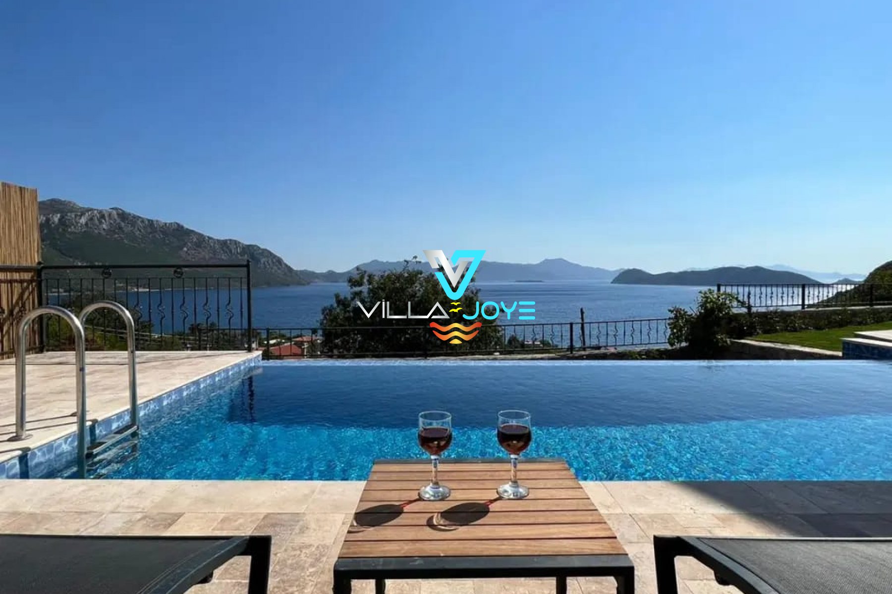 Muğla, Marmaris, Söğüt'de 2 Odalı, 3 Banyolu, 10 Kişiye Kadar Konaklamalı, Kiralık Villa - No: 129