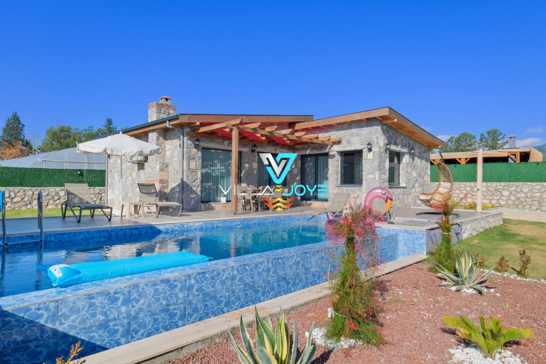 Muğla, Fethiye'de 2 Odalı, 2 Banyolu, 4 Kişiye Kadar Konaklamalı, Kiralık Villa - No: 132-2