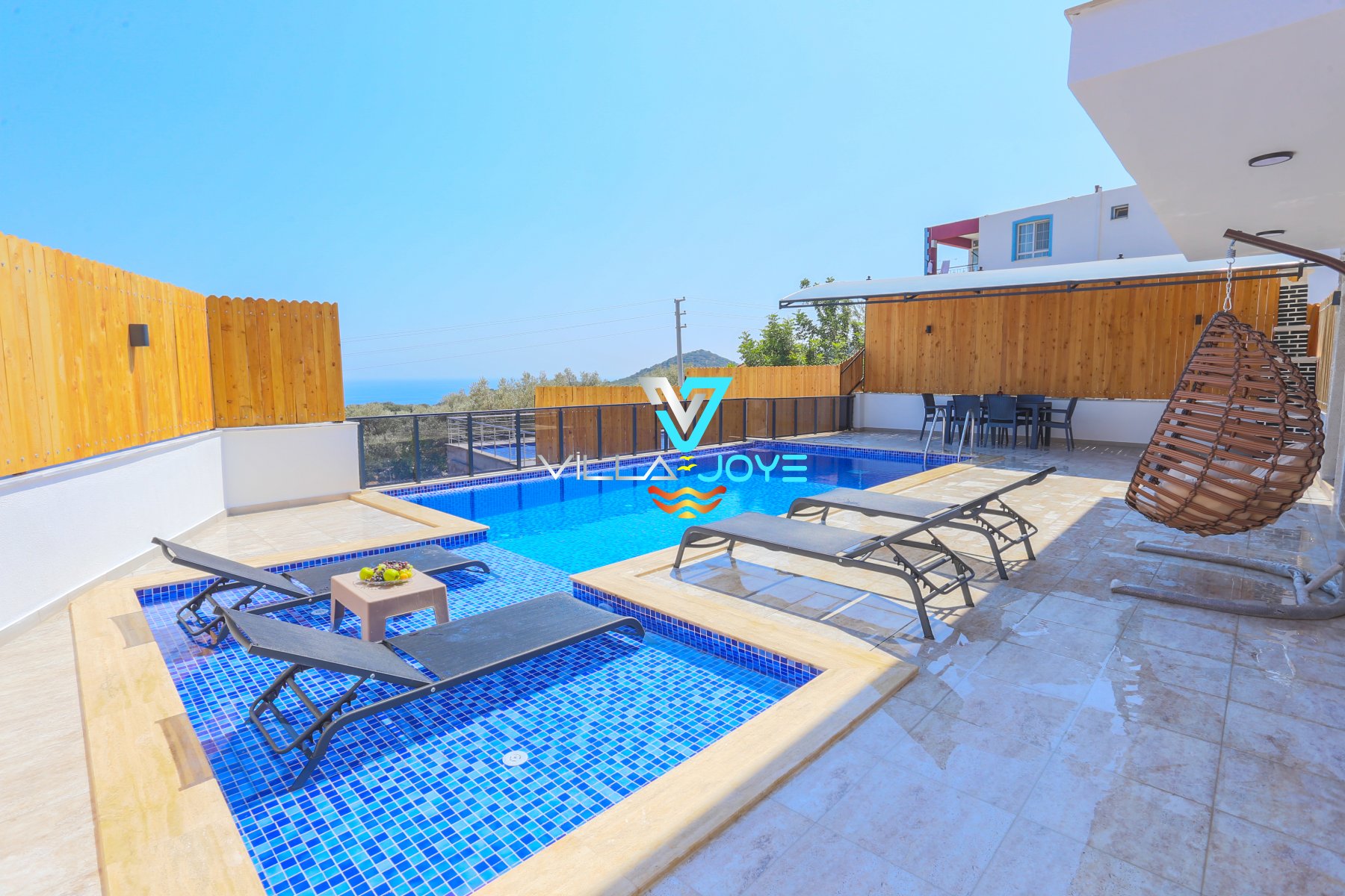 Antalya, Kalkan'da 2 Odalı, 3 Banyolu, 4 Kişiye Kadar Konaklamalı, Kiralık Villa - No: 147