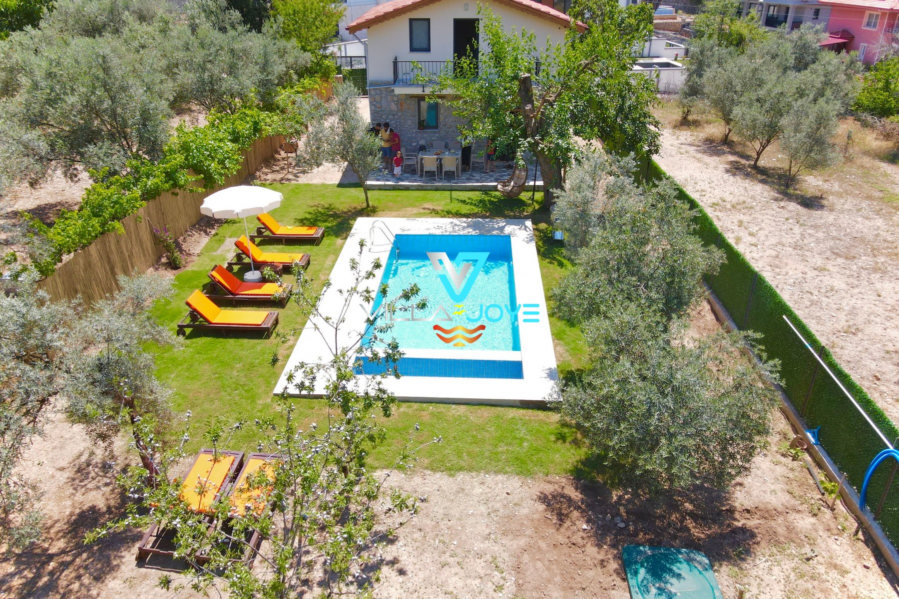 Muğla, Fethiye'de 3 Odalı, 3 Banyolu, 6 Kişiye Kadar Konaklamalı, Kiralık Villa - No: 150