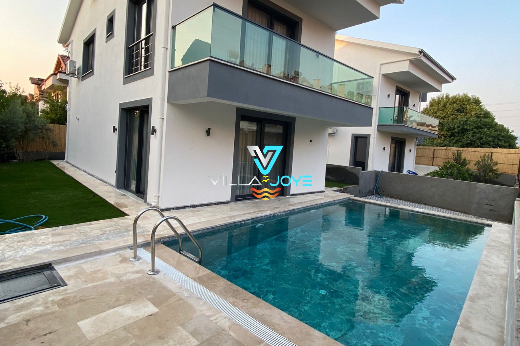 Muğla, Fethiye'de 3 Odalı, 3 Banyolu, 6 Kişiye Kadar Konaklamalı, Kiralık Villa - No: 154-2