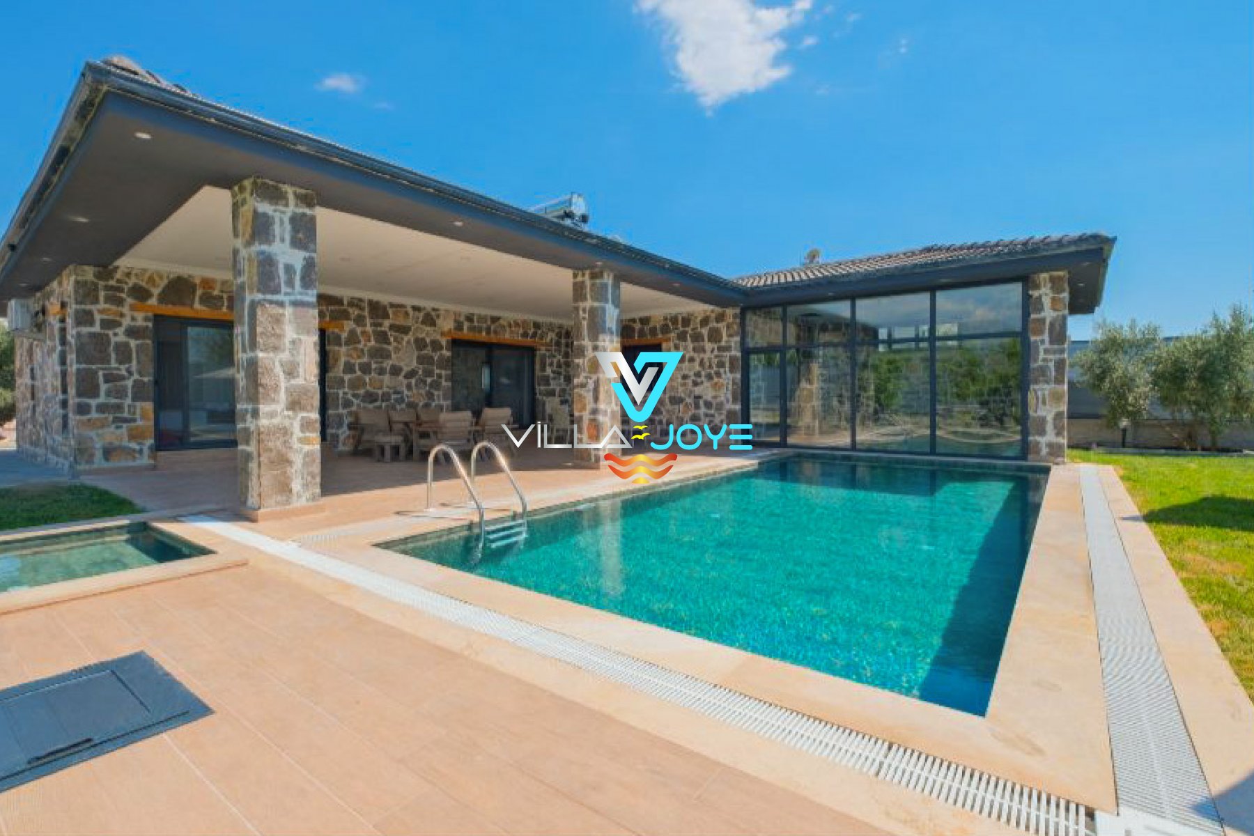 Muğla, Fethiye'de 3 Odalı, 3 Banyolu, 6 Kişiye Kadar Konaklamalı, Kiralık Villa - No: 157