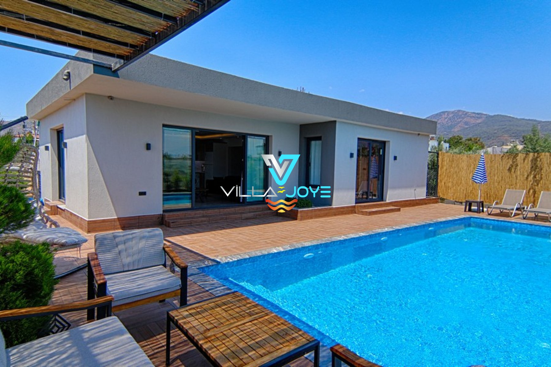 Muğla, Fethiye'de 2 Odalı, 2 Banyolu, 4 Kişiye Kadar Konaklamalı, Kiralık Villa - No: 158