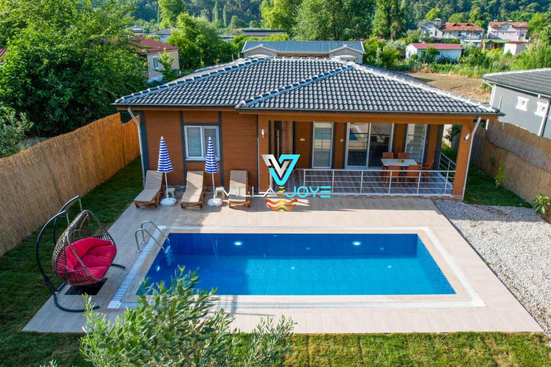 Muğla, Göcek'te 2 Odalı, 2 Banyolu, 5 Kişiye Kadar Konaklamalı, Kiralık Tatil Evi - No: 159