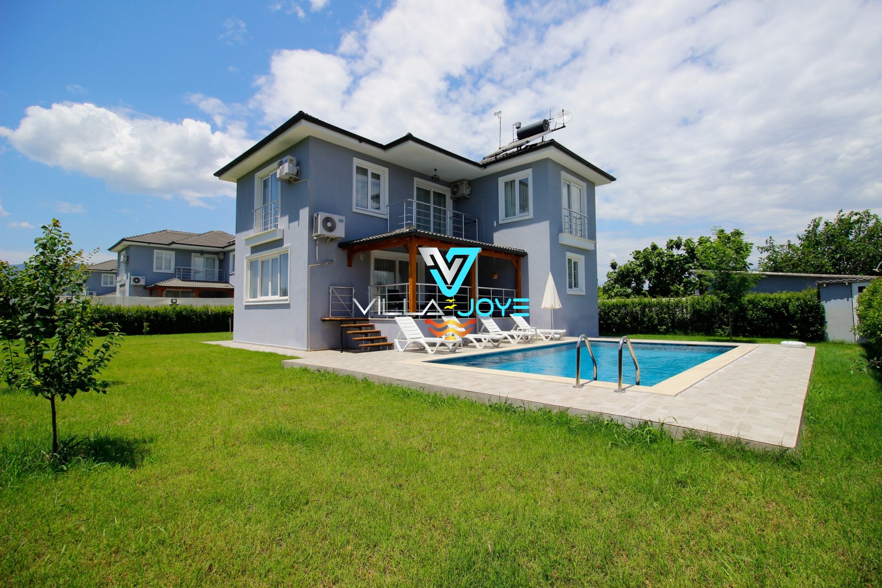 Muğla, Dalyan'da 4 Odalı, 3 Banyolu, 8 Kişiye Kadar Konaklamalı, Kiralık Villa - No: 169-2