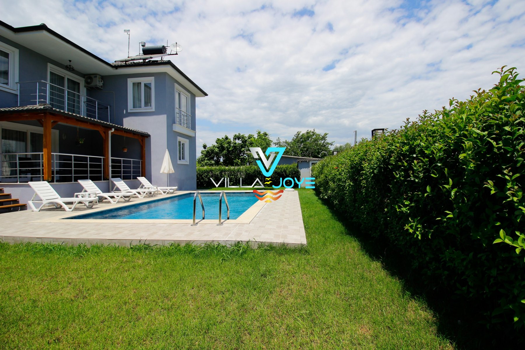 Muğla, Dalyan'da 4 Odalı, 3 Banyolu, 8 Kişiye Kadar Konaklamalı, Kiralık Villa - No: 169-2