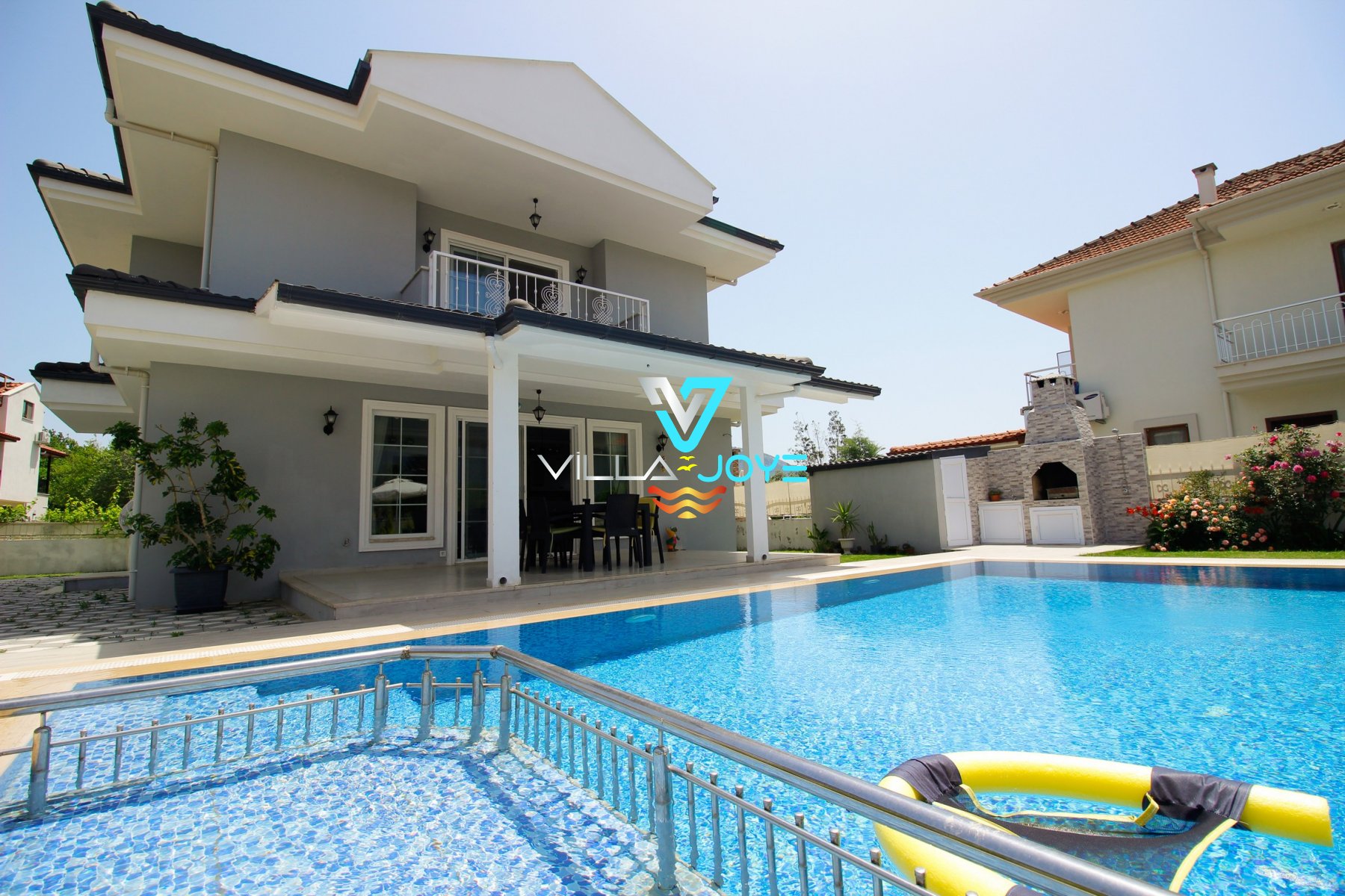 Muğla, Dalyan'da 4 Odalı, 4 Banyolu, 8 Kişiye Kadar Konaklamalı, Kiralık Villa - No: 171
