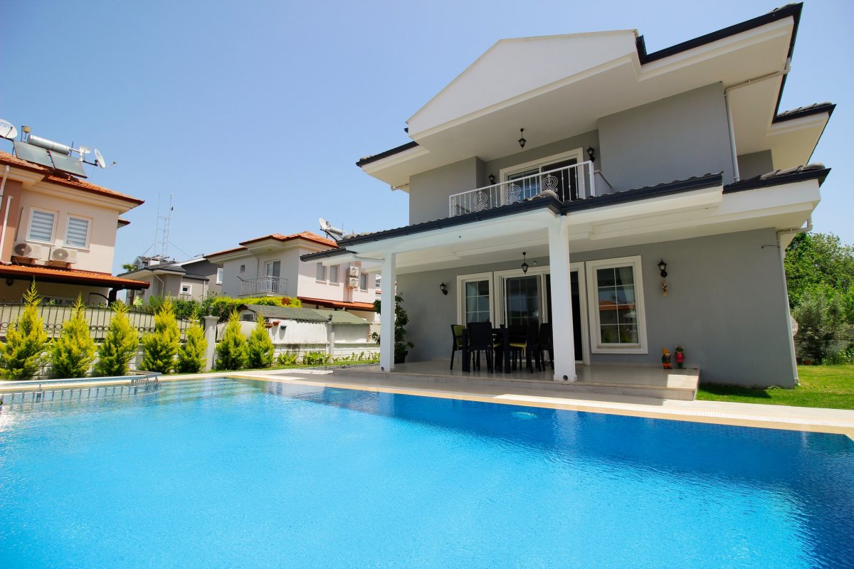 Muğla, Dalyan'da 4 Odalı, 4 Banyolu, 8 Kişiye Kadar Konaklamalı, Kiralık Villa - No: 171