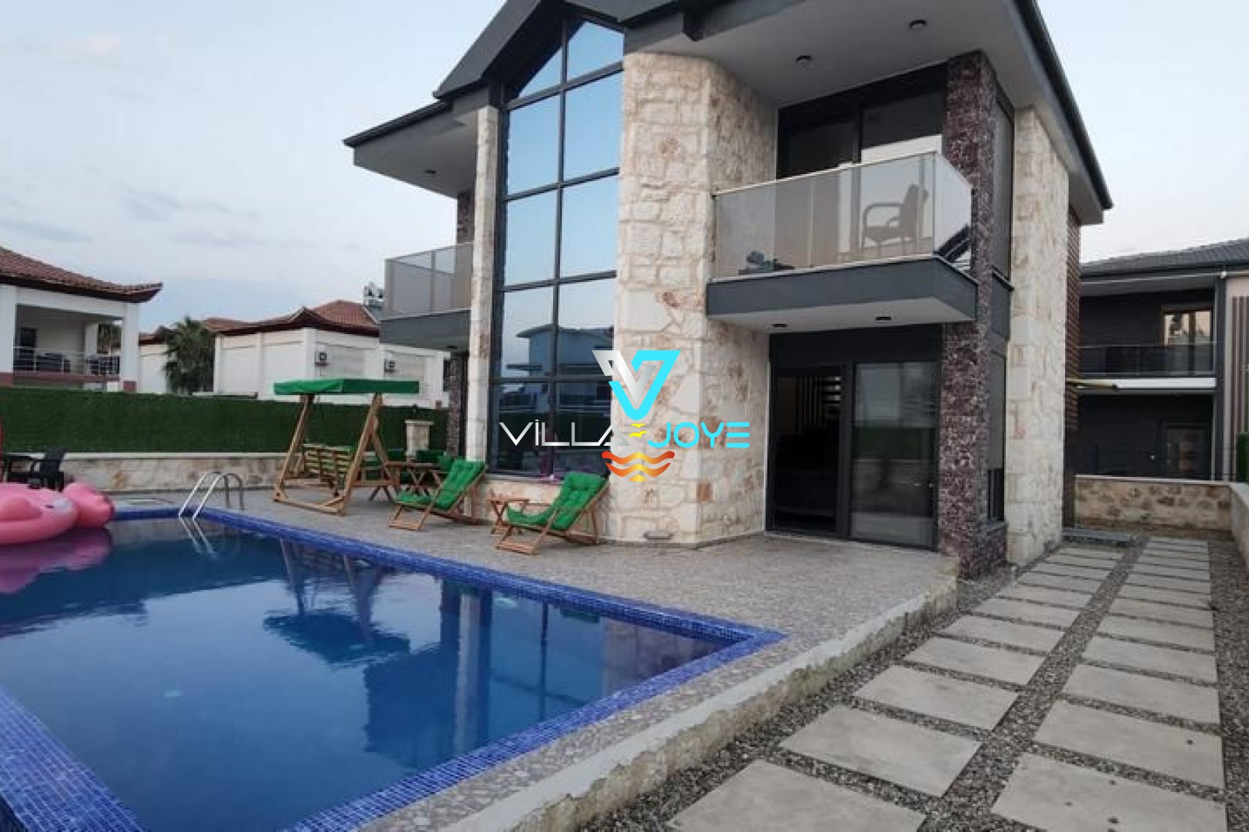 Antalya, Belek'te 3 Odalı, 3 Banyolu, 6 Kişiye Kadar Konaklamalı, Kiralık Villa - No: 185