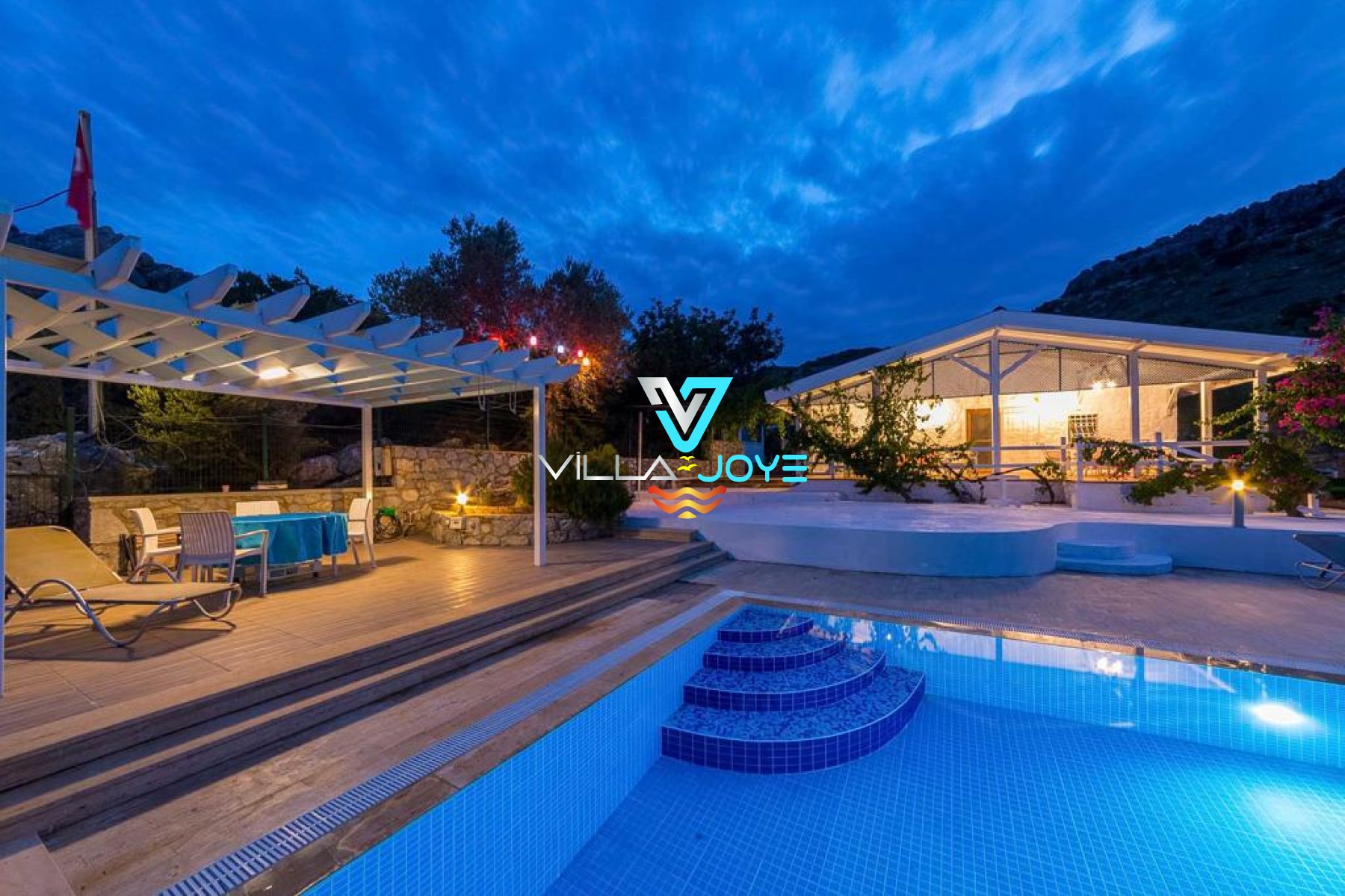 Muğla, Marmaris, Selimiye'de 3 Odalı, 3 Banyolu, 6 Kişiye Kadar Konaklamalı, Kiralık Villa - No: 186
