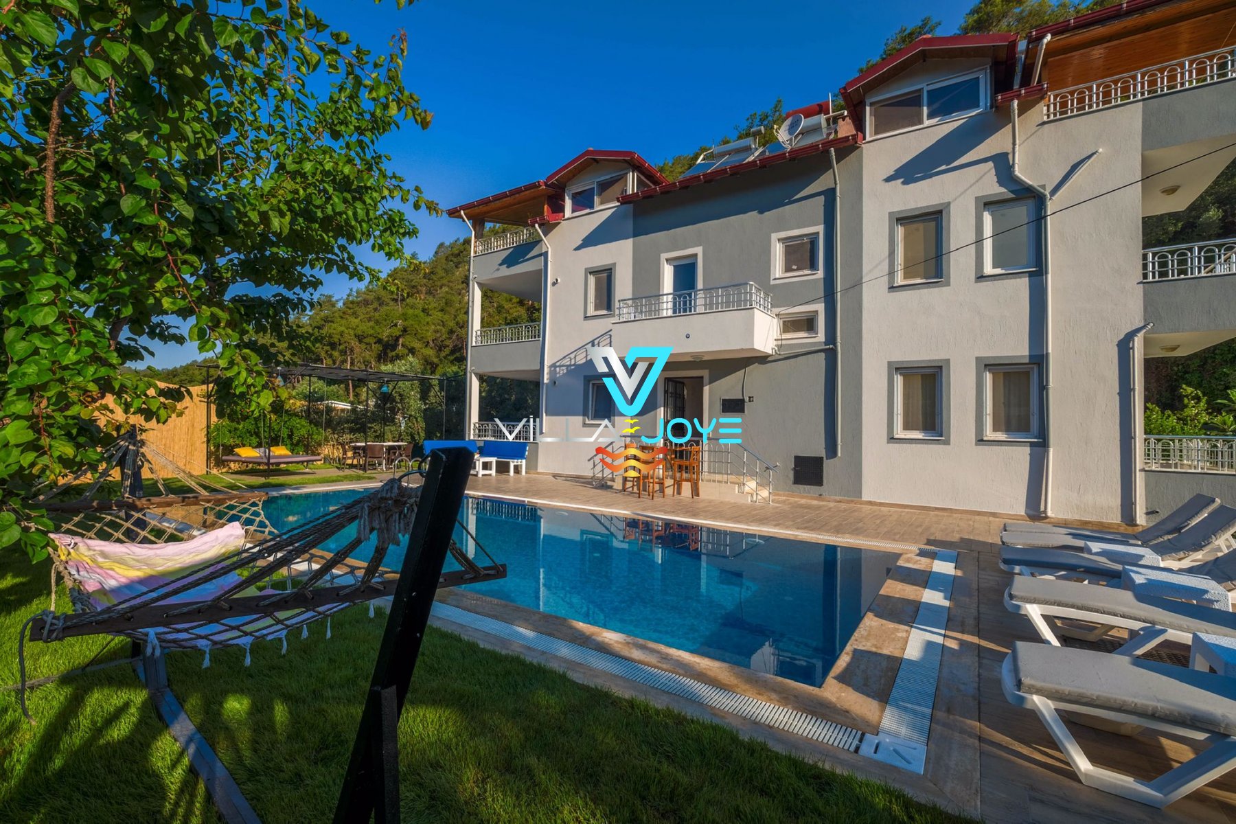 Muğla, Göcek'te, 3 Odalı, 2 Banyolu, 9 Kişiye Kadar Konaklamalı Kiralık Villa - No: 189