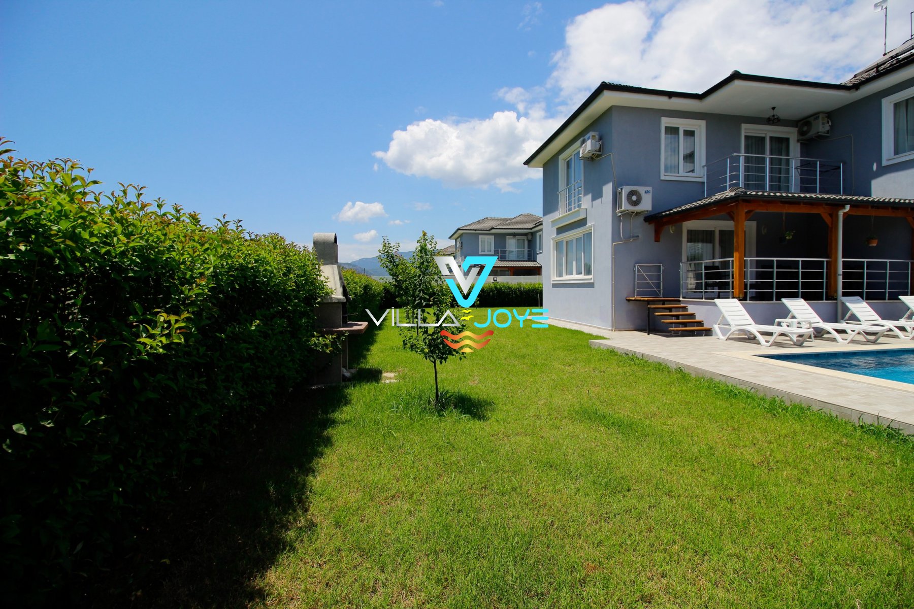 Muğla, Dalyan'da 4 Odalı, 3 Banyolu, 8 Kişiye Kadar Konaklamalı, Kiralık Villa - No: 169-4
