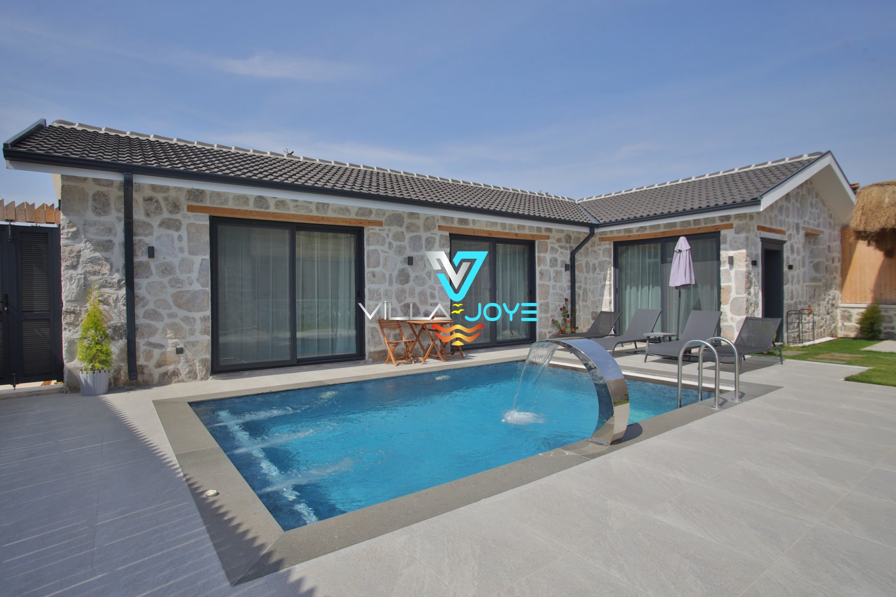 Muğla, Fethiye'de 2 Odalı, 2 Banyolu, 4 Kişiye Kadar Konaklamalı, Kiralık Villa - No: 204
