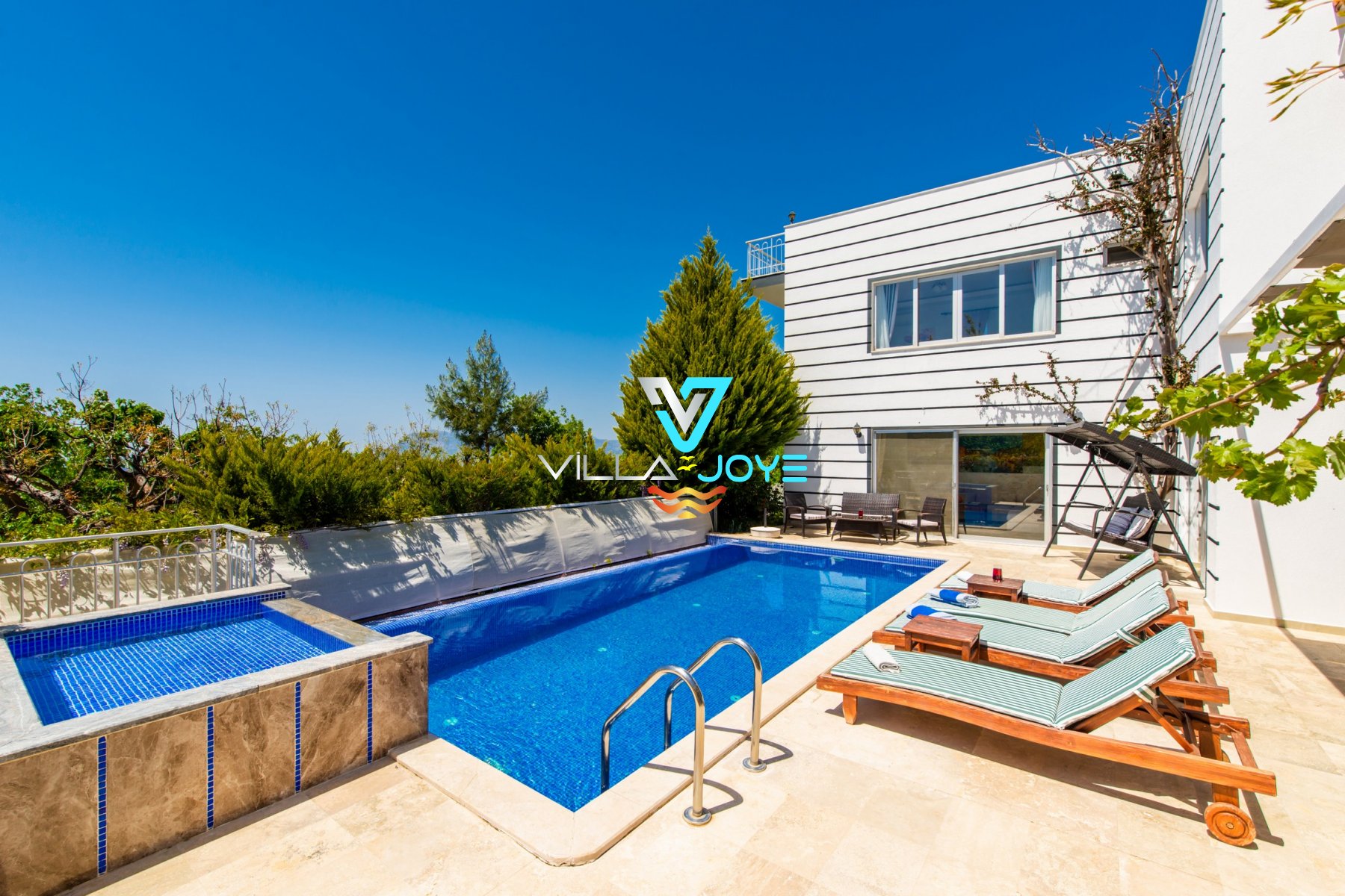 Antalya, Kalkan'da 2 Odalı, 2 Banyolu, 4 Kişiye Kadar Konaklamalı, Kiralık Villa - No: 206