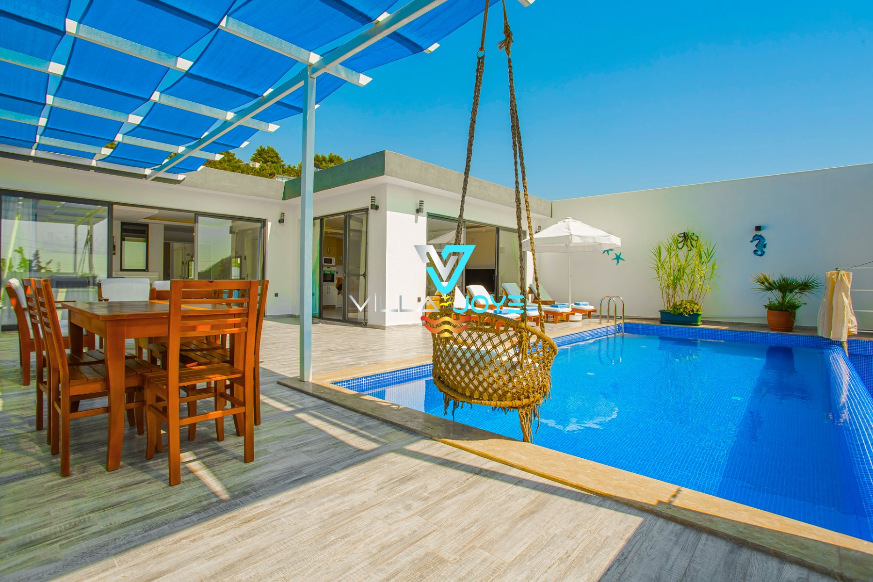 Antalya, Kalkan'da 2 Odalı, 2 Banyolu, 4 Kişiye Kadar Konaklamalı, Kiralık Villa - No: 213