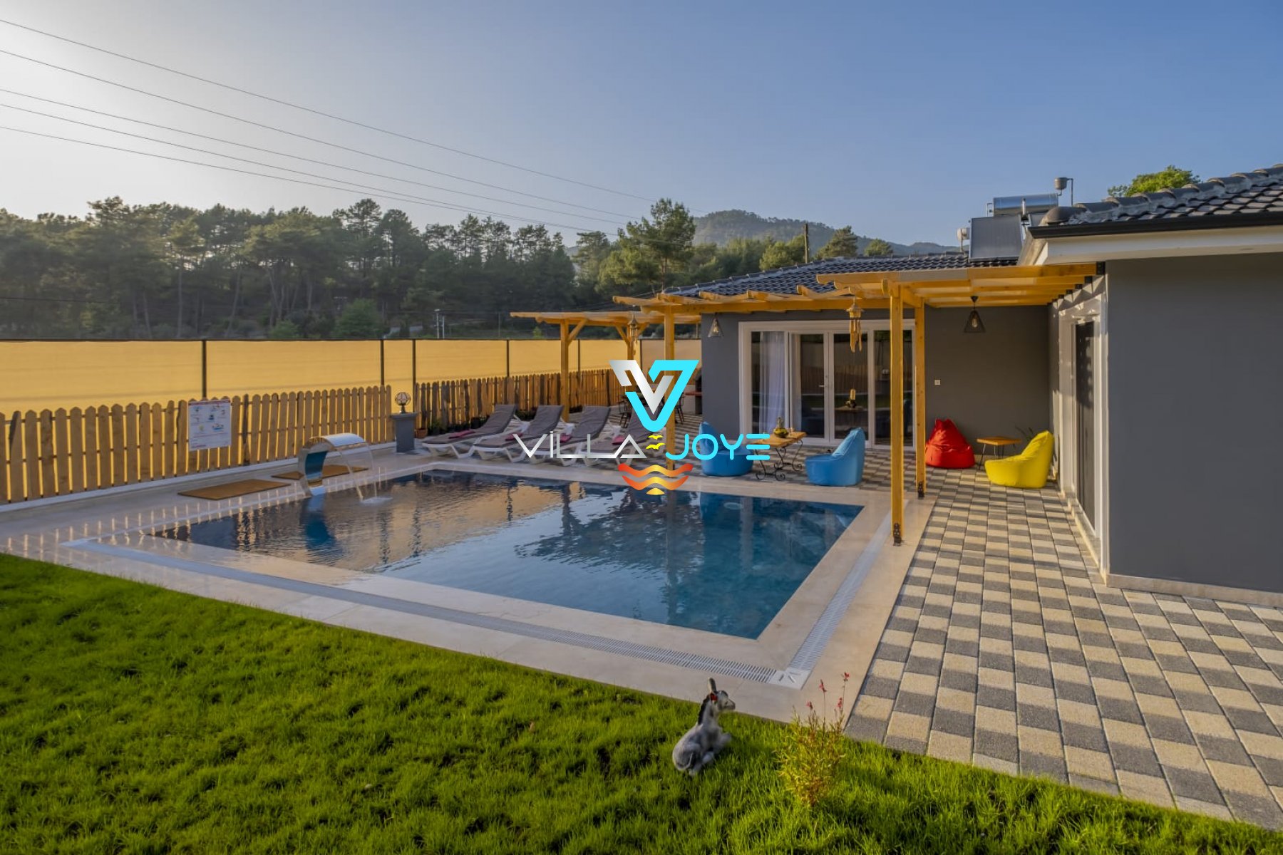 Muğla, Fethiye'de 2 Odalı, 2 Banyolu, 4 Kişiye Kadar Konaklamalı, Kiralık Villa - No: 217