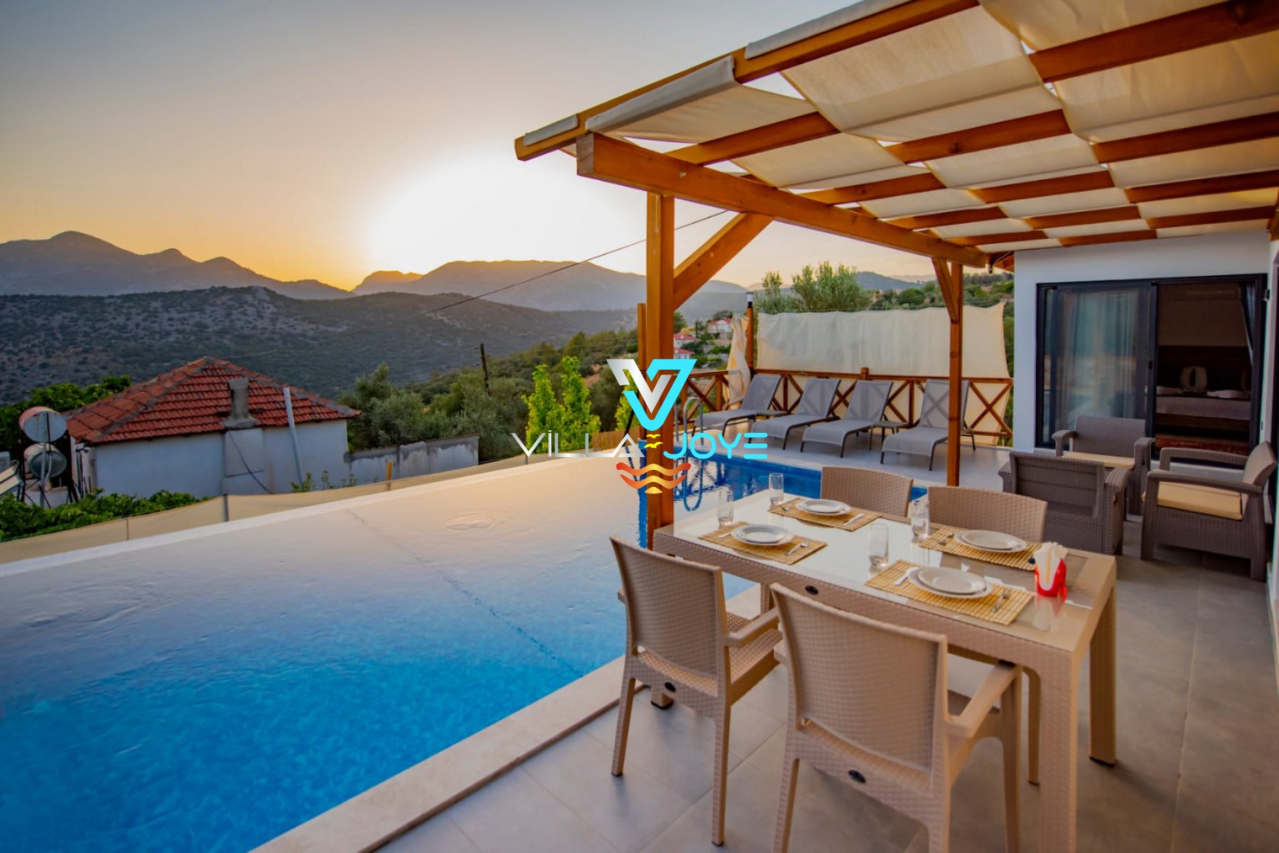 Muğla, Seydikemer'de 2 Odalı, 2 Banyolu, 4 Kişiye Kadar Konaklamalı, Kiralık Villa - No: 224