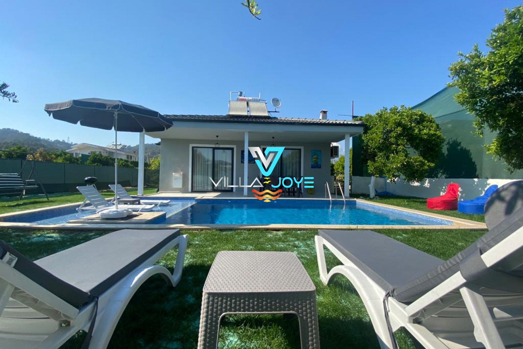 Muğla, Fethiye'de 2 Odalı, 2 Banyolu, 4 Kişiye Kadar Konaklamalı, Kiralık Villa - No: 226