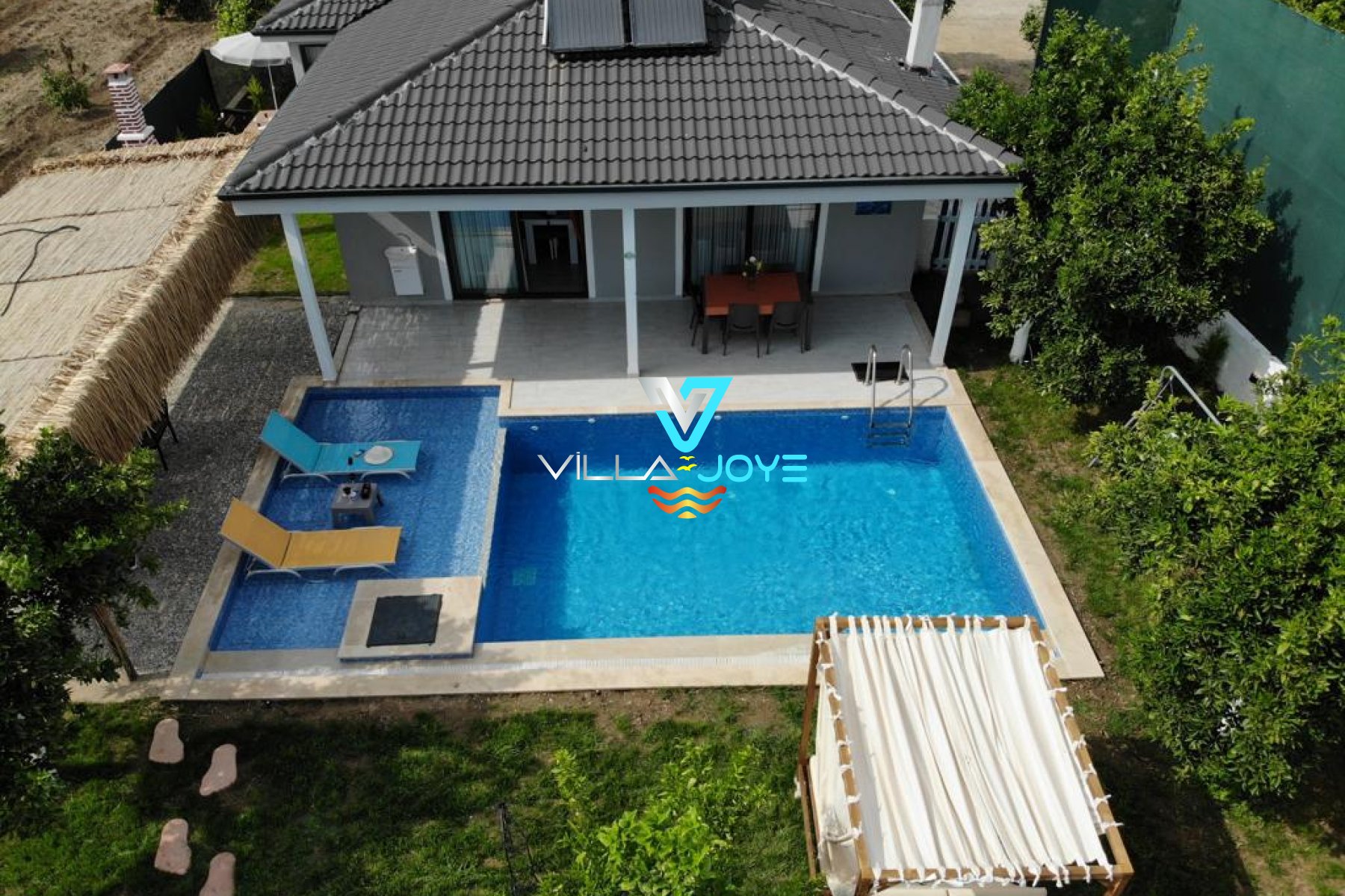 Muğla, Fethiye'de 2 Odalı, 2 Banyolu, 4 Kişiye Kadar Konaklamalı, Kiralık Villa - No: 226