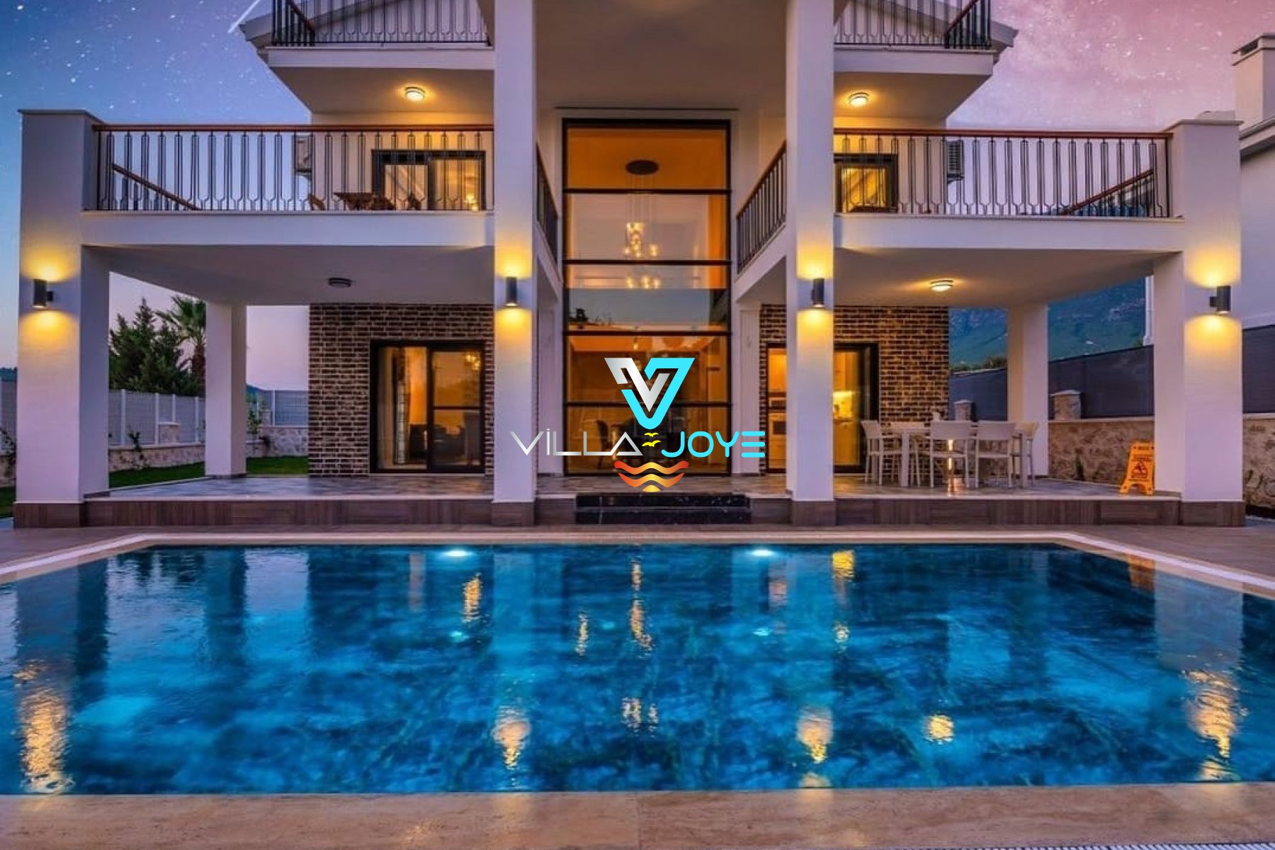 Fethiye, Ovacık'ta 4 Odalı, 3 Banyolu, 8 Kişiye Kadar Konaklamalı, Kiralık Villa - No: 26