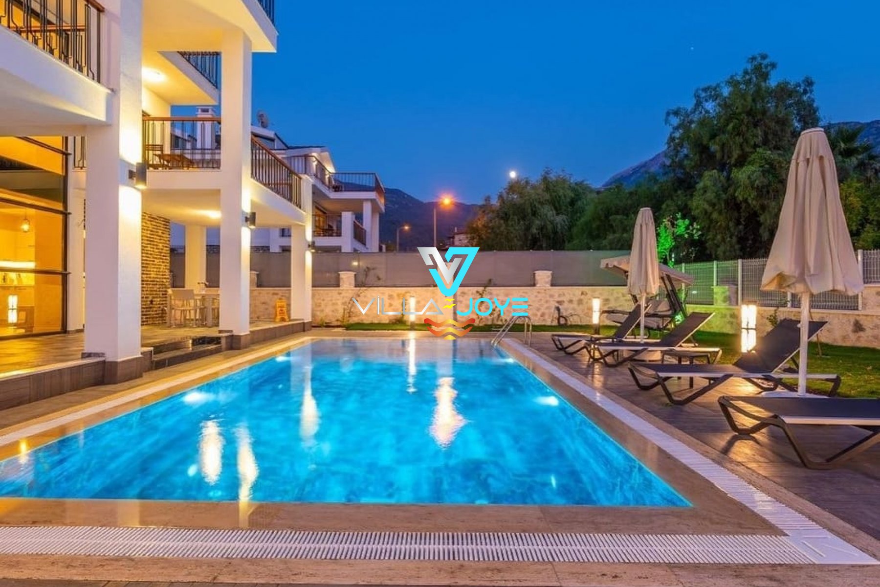 Fethiye, Ovacık'ta 4 Odalı, 3 Banyolu, 8 Kişiye Kadar Konaklamalı, Kiralık Villa - No: 26