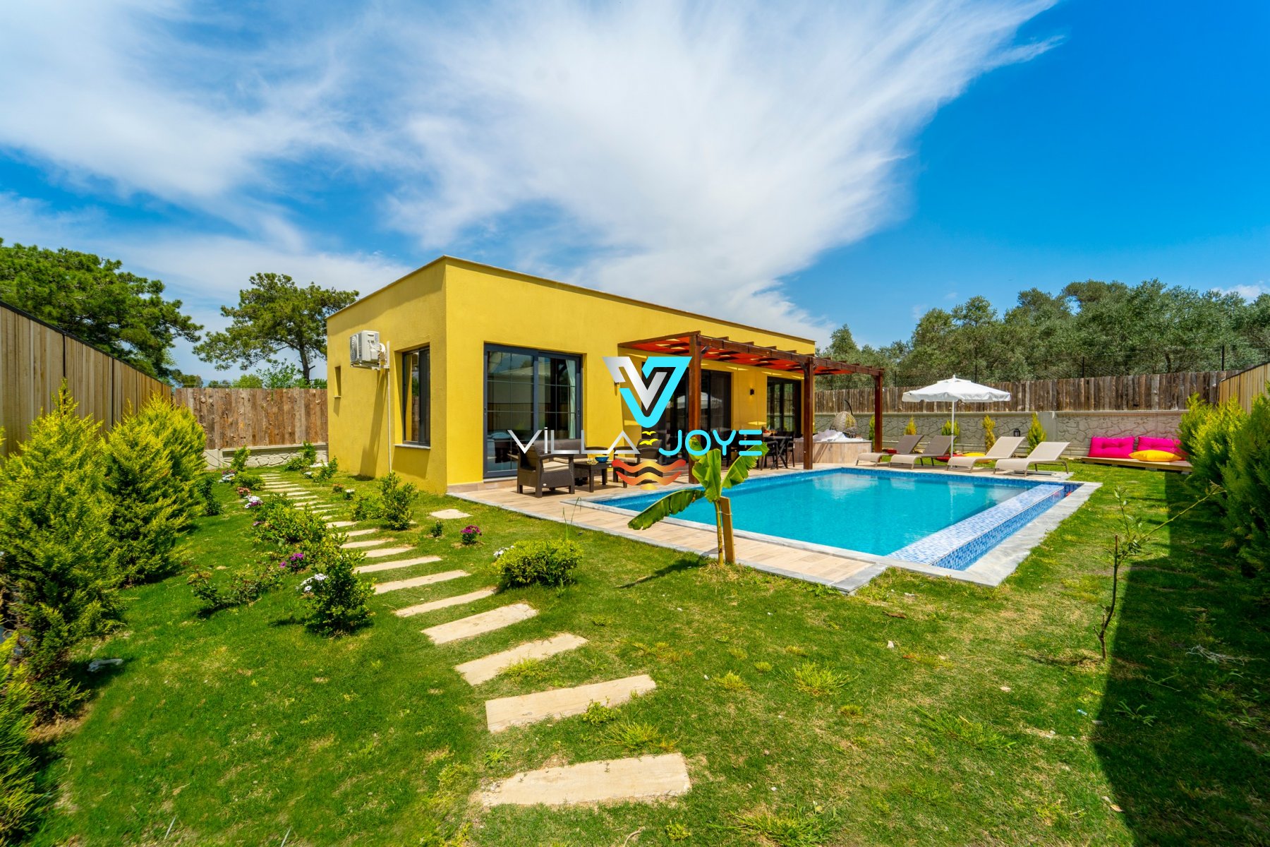 Muğla, Seydikemer'de 2 Odalı, 2 Banyolu, 4 Kişiye Kadar Konaklamalı, Kiralık Villa - No: 227-6