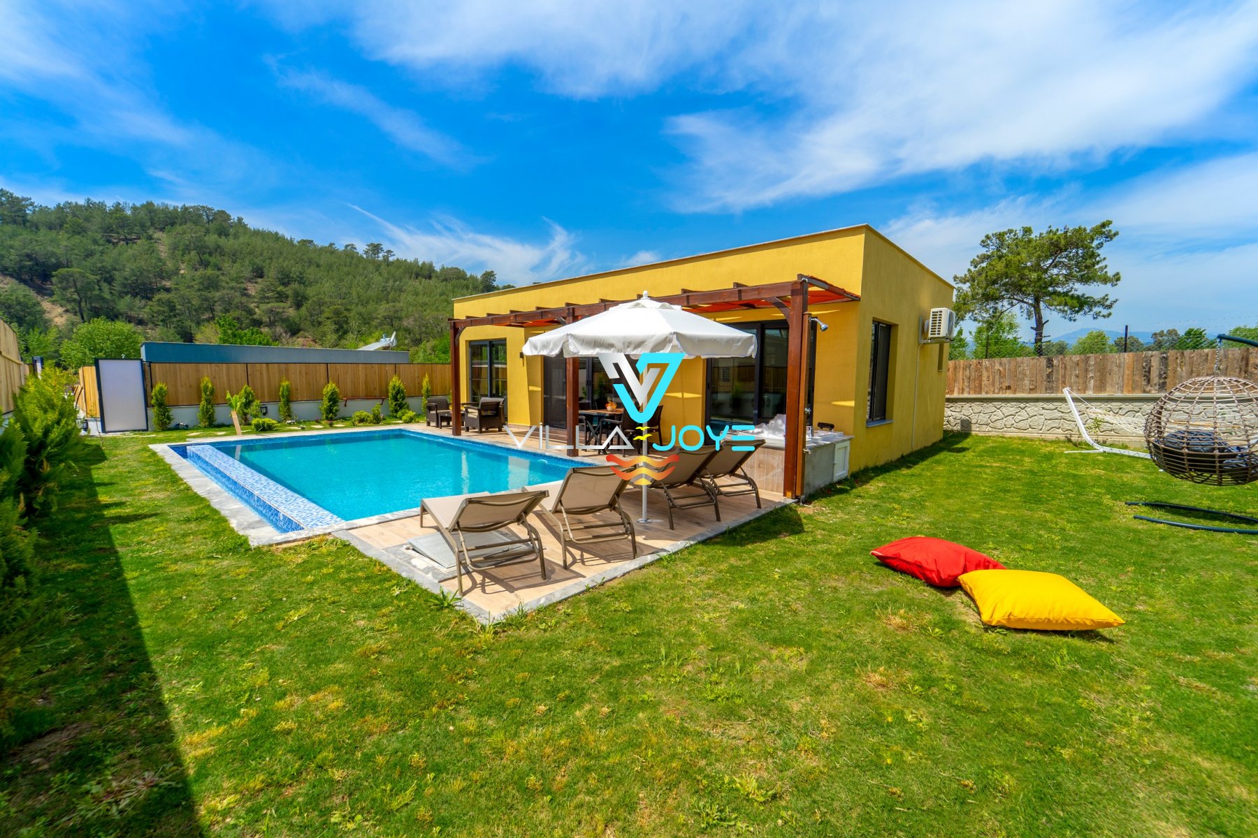 Muğla, Seydikemer'de 2 Odalı, 2 Banyolu, 4 Kişiye Kadar Konaklamalı, Kiralık Villa - No: 227-6