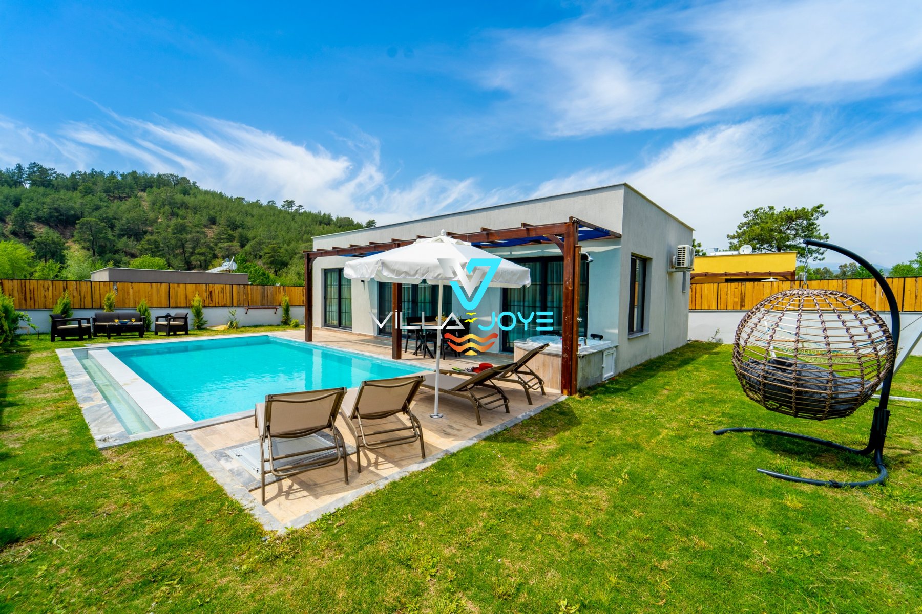 Muğla, Seydikemer'de 2 Odalı, 2 Banyolu, 4 Kişiye Kadar Konaklamalı, Kiralık Villa - No: 227-7