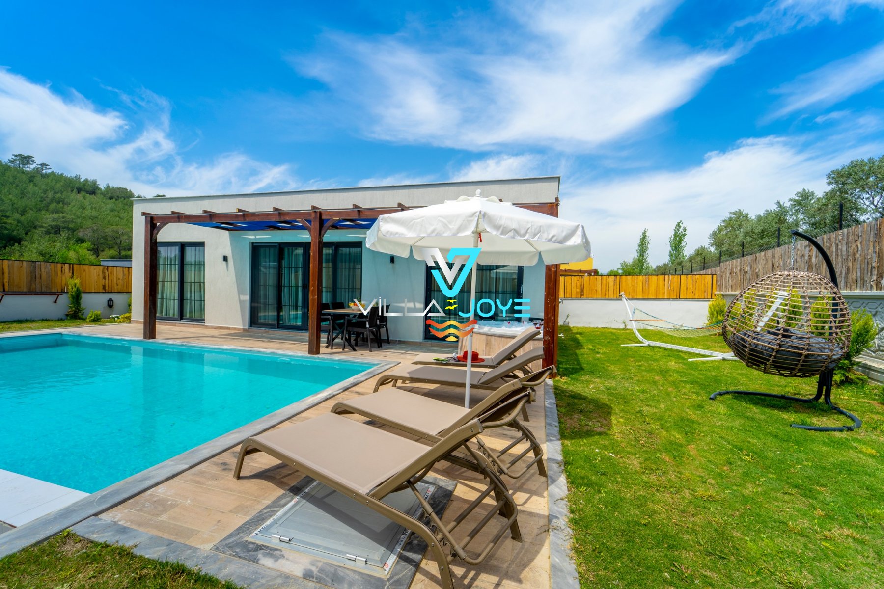 Muğla, Seydikemer'de 2 Odalı, 2 Banyolu, 4 Kişiye Kadar Konaklamalı, Kiralık Villa - No: 227-7