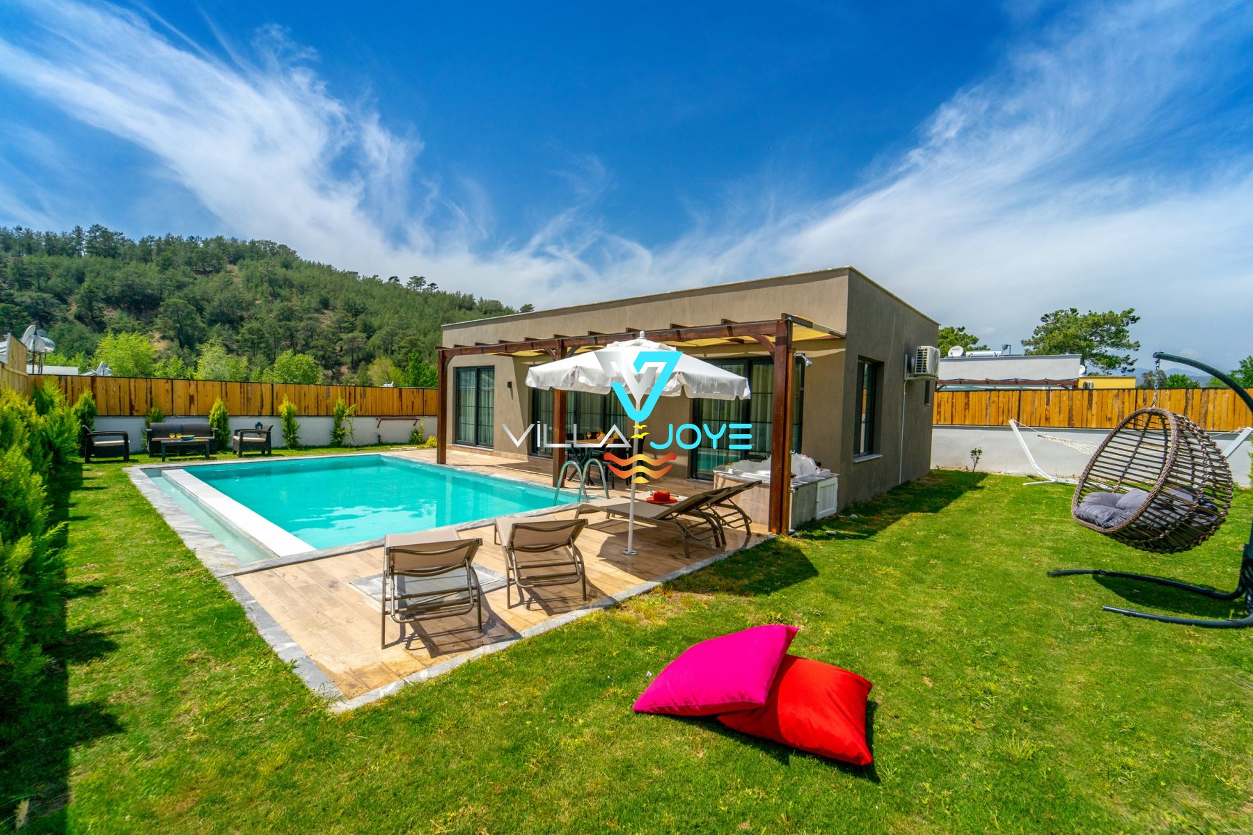 Muğla, Seydikemer'de 2 Odalı, 2 Banyolu, 4 Kişiye Kadar Konaklamalı, Kiralık Villa - No: 227-8