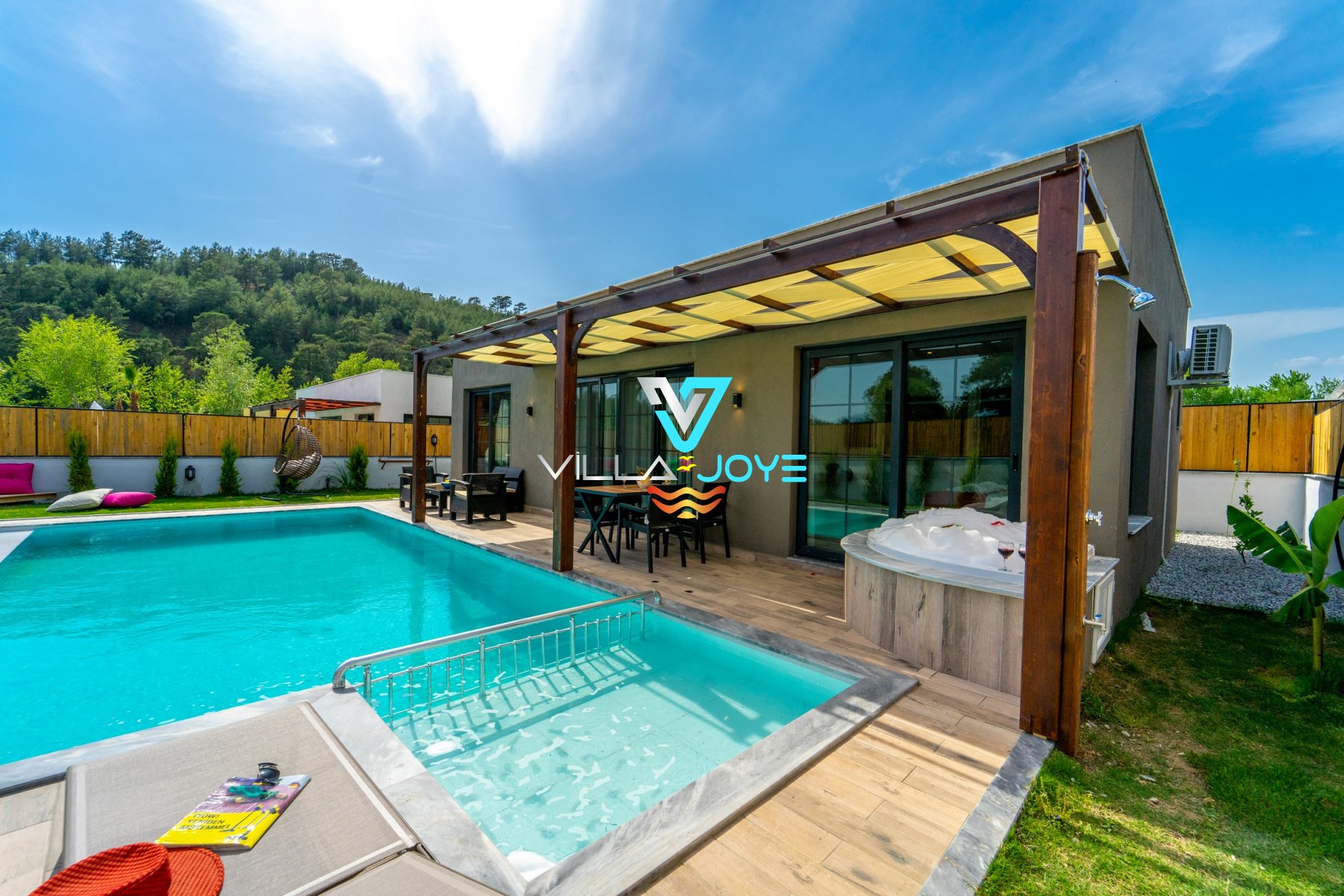 Muğla, Seydikemer'de 2 Odalı, 2 Banyolu, 4 Kişiye Kadar Konaklamalı, Kiralık Villa - No: 227-10