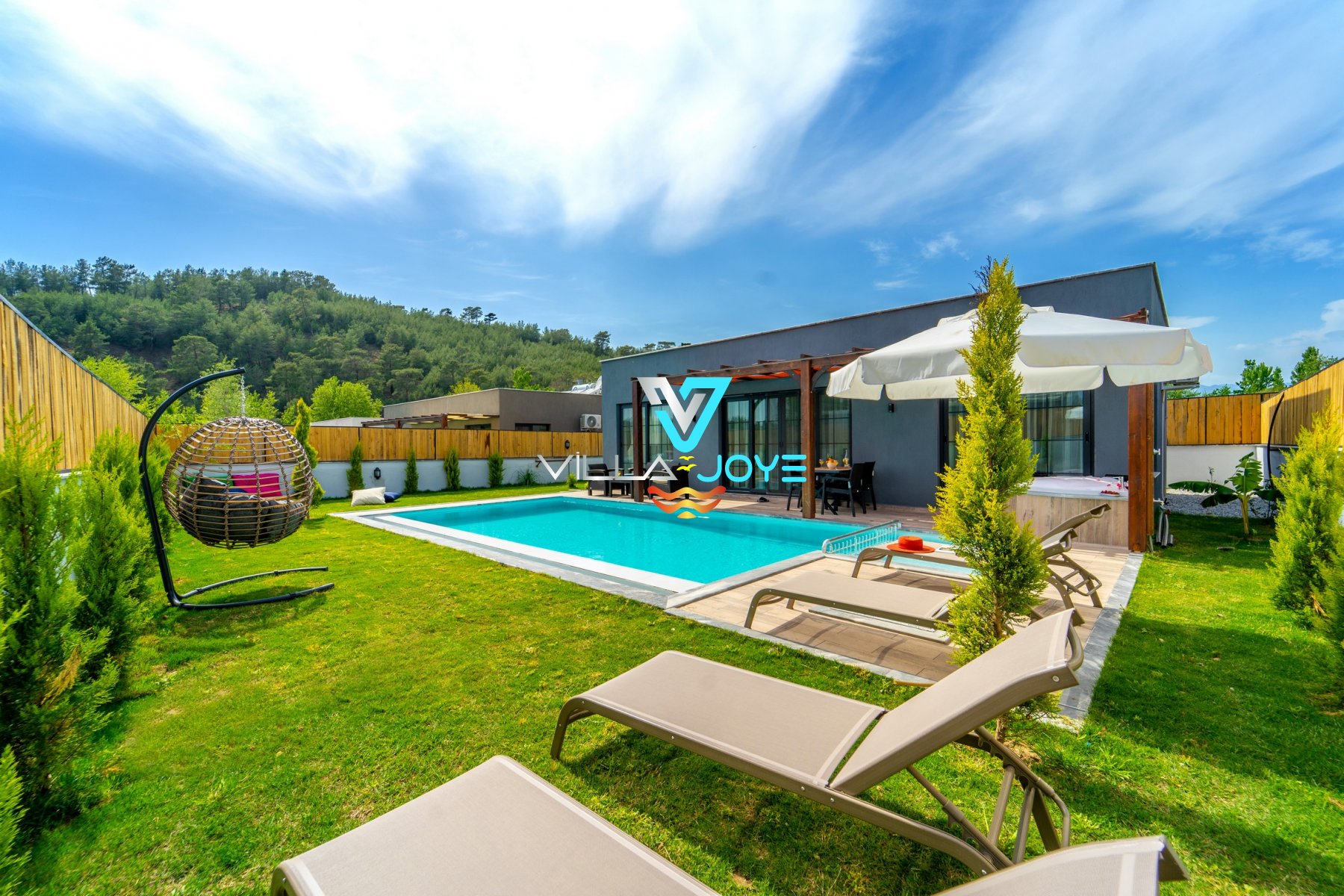 Muğla, Seydikemer'de 2 Odalı, 2 Banyolu, 4 Kişiye Kadar Konaklamalı, Kiralık Villa - No: 227-11