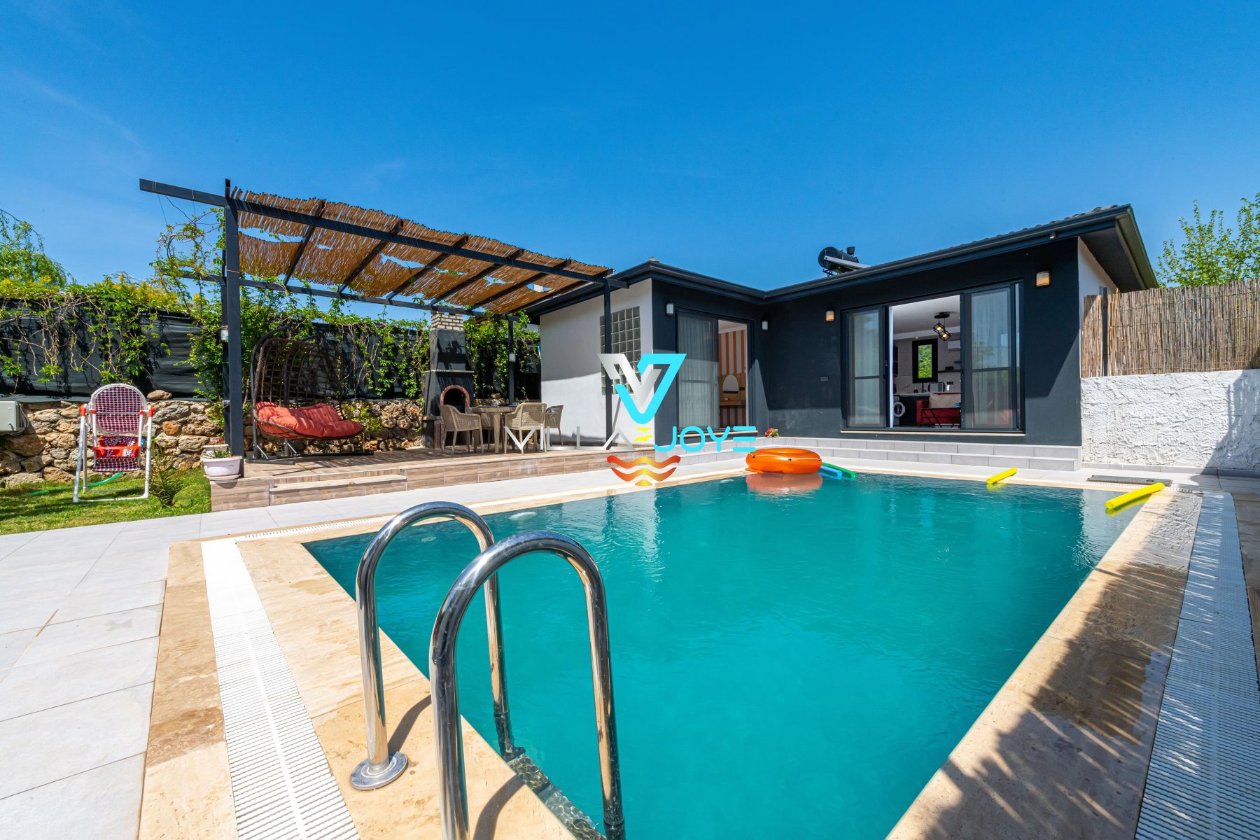 Muğla, Fethiye'de 2 Odalı, 2 Banyolu, 4 Kişiye Kadar Konaklamalı, Kiralık Villa - No: 234