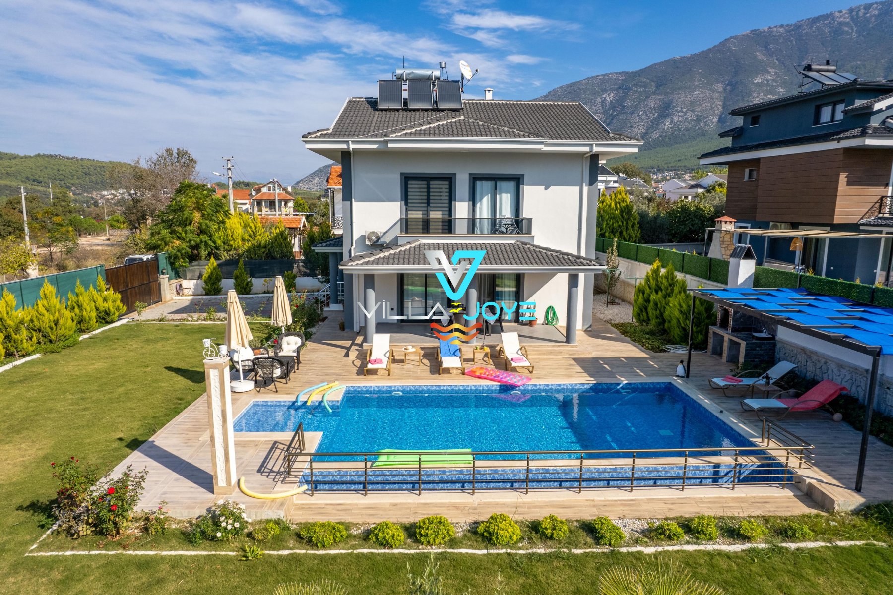 Muğla, Fethiye'de 3 Odalı, 3 Banyolu, 6 Kişiye Kadar Konaklamalı, Kiralık Villa - No: 235