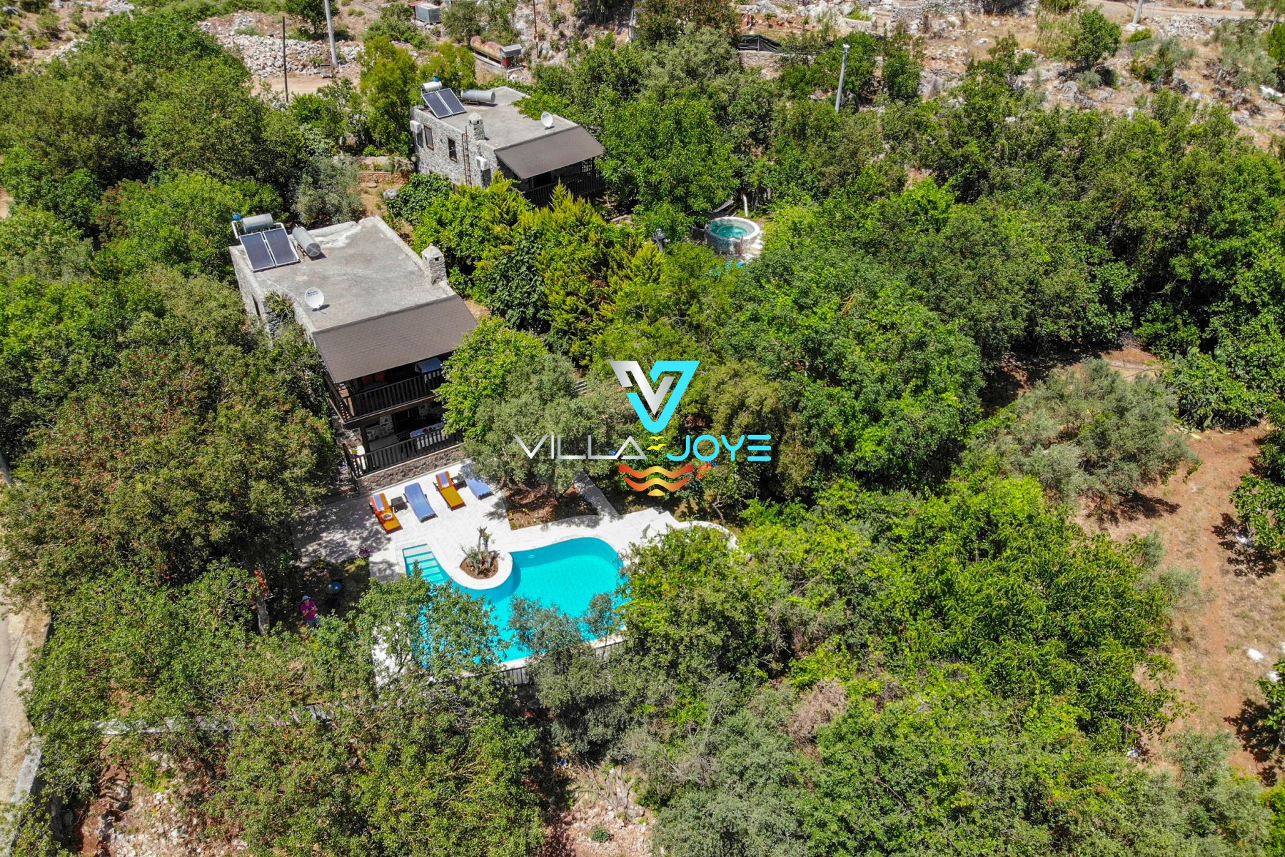 Muğla, Fethiye'de 2 Odalı, 2 Banyolu, 4 Kişiye Kadar Konaklamalı, Kiralık Villa - No: 243