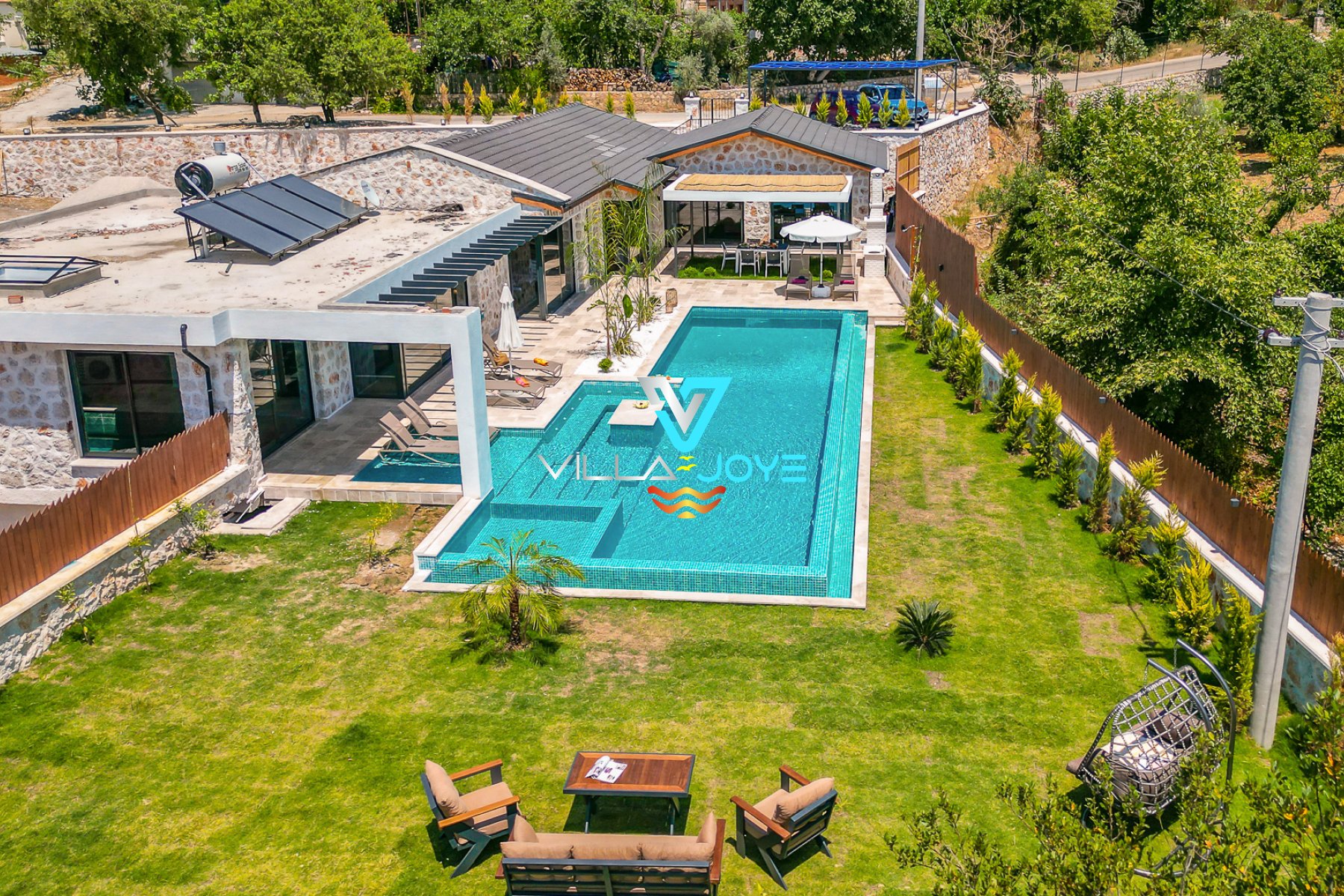 Antalya, Kalkan'da 3 Odalı, 3 Banyolu, 6 Kişiye Kadar Konaklamalı, Kiralık Villa - No: 249