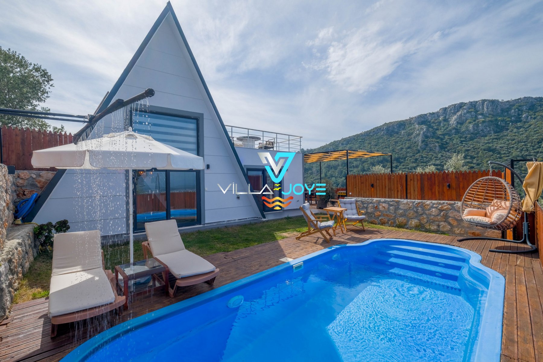 Antalya, Kalkan'da 1 Odalı, 1 Banyolu, 2 Kişiye Kadar Konaklamalı, Kiralık Villa - No: 255