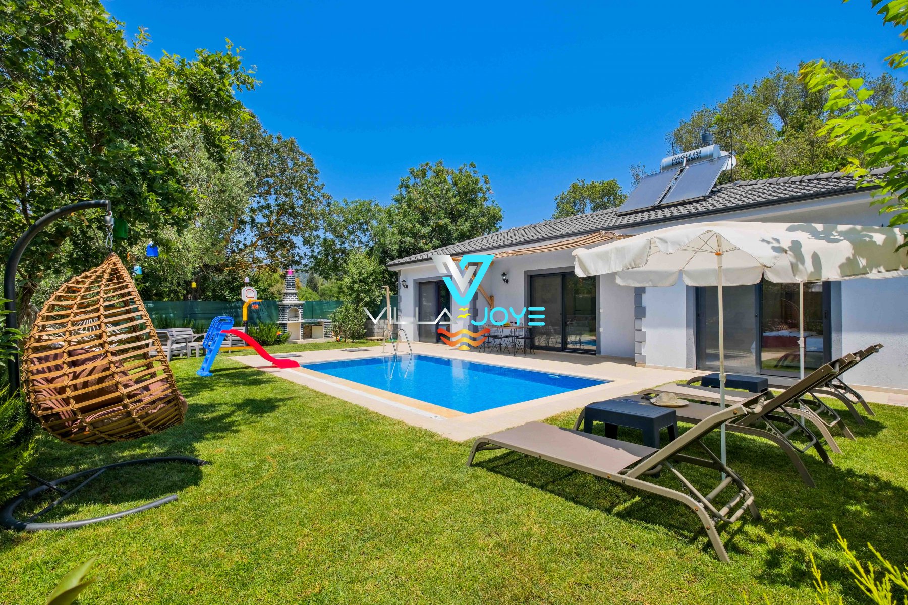 Muğla, Fethiye'de 2 Odalı, 2 Banyolu, 4 Kişiye Kadar Konaklamalı, Kiralık Villa - No: 257