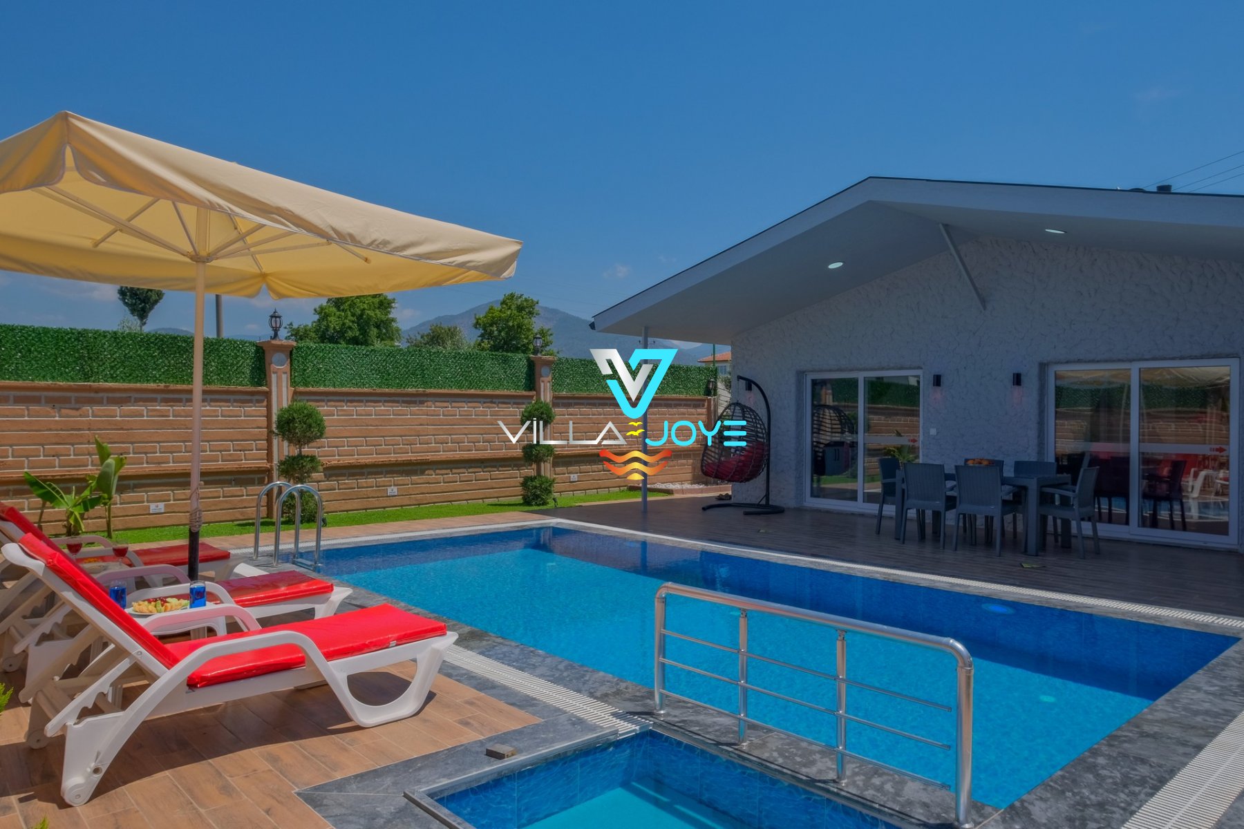 Muğla, Fethiye'de 2 Odalı, 2 Banyolu, 4 Kişiye Kadar Konaklamalı, Kiralık Villa - No: 258